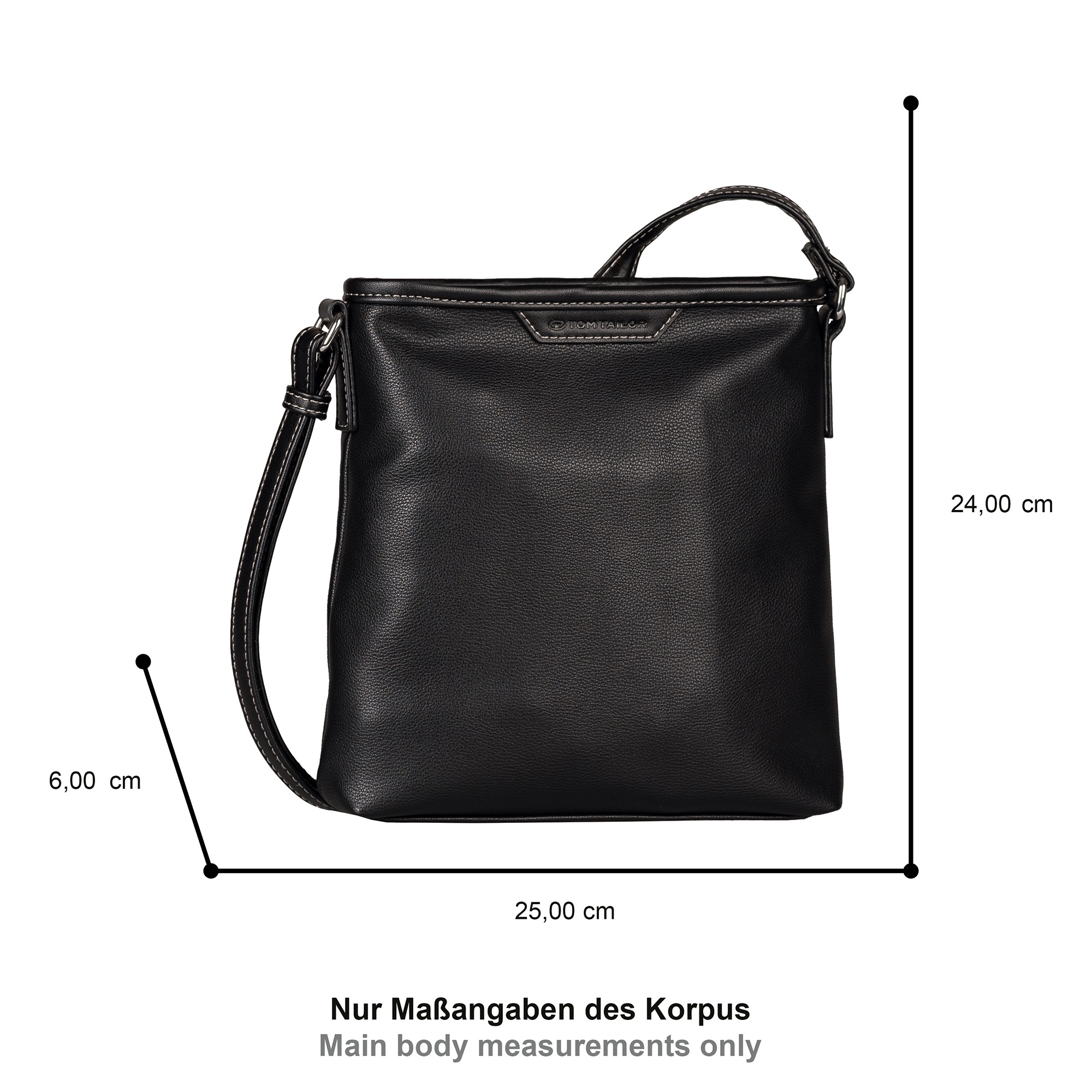 TOM TAILOR Umhängetasche "Leora" leichtgewichtige Styles aus fein genarbtem günstig online kaufen