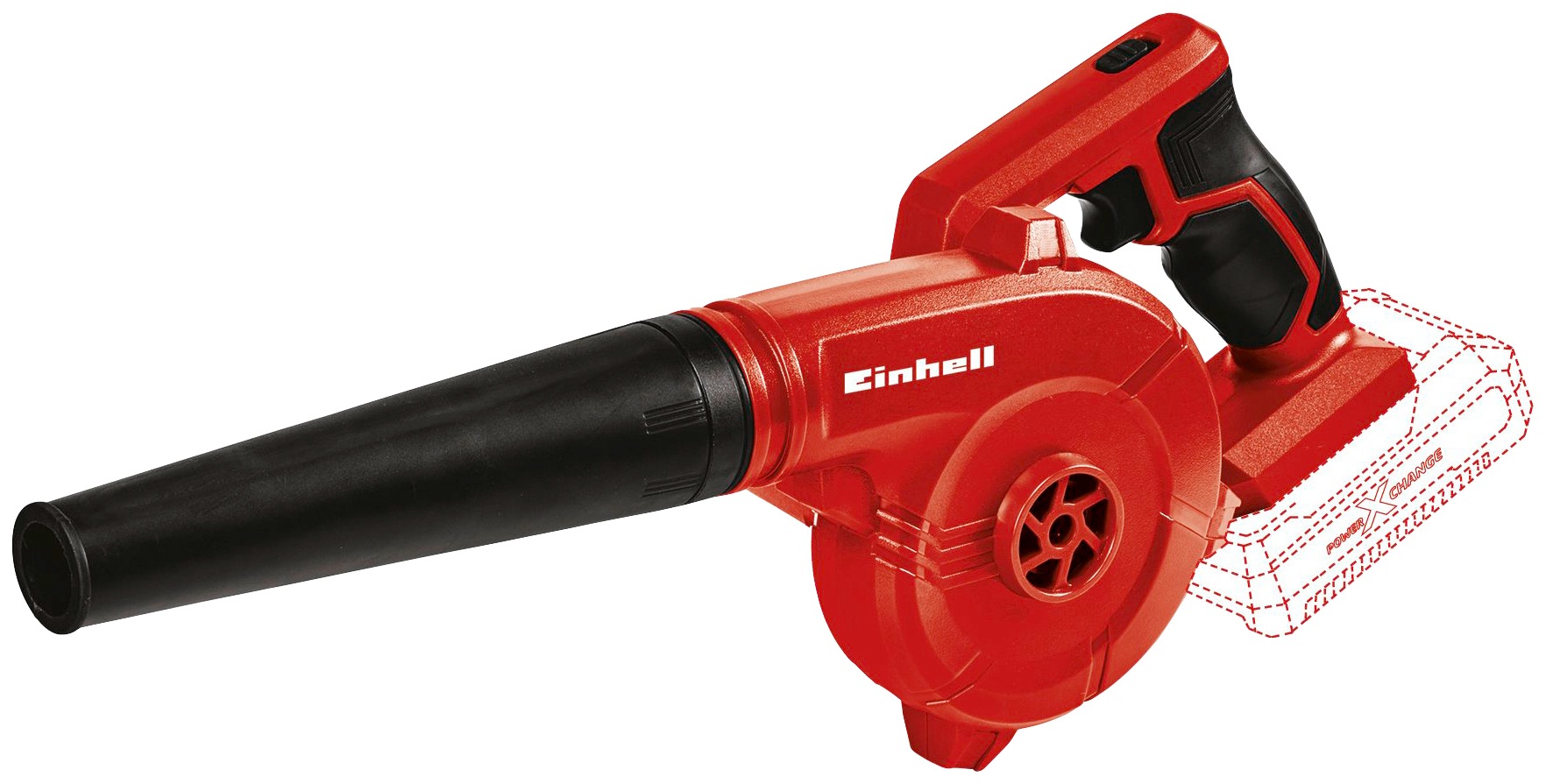Einhell Akku-Gebläse »TE-CB 18/180 Li - Solo«, ohne Akku und Ladegerät, inkl. Adapter