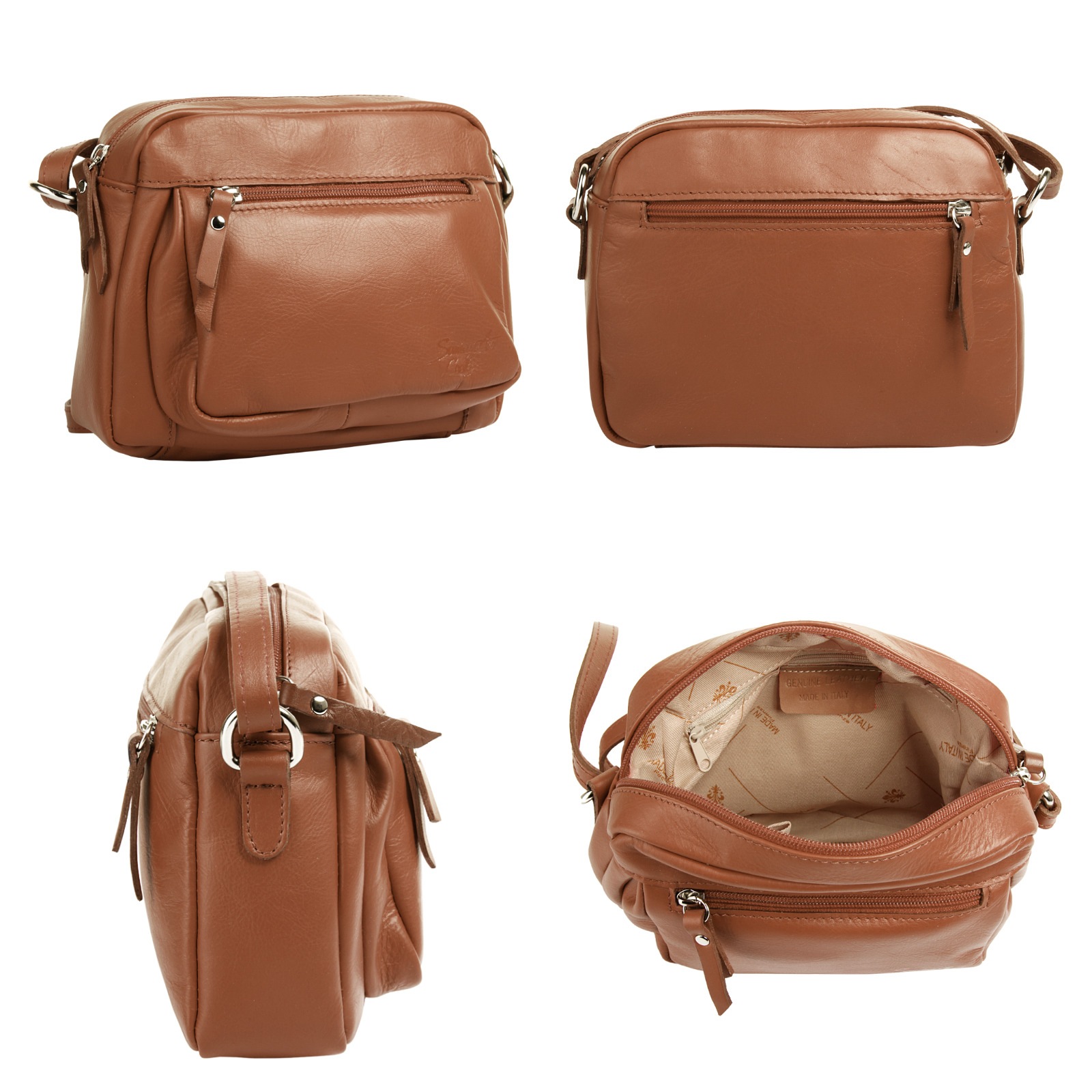 Thumbnail - Samantha Look Umhängetasche echt Leder