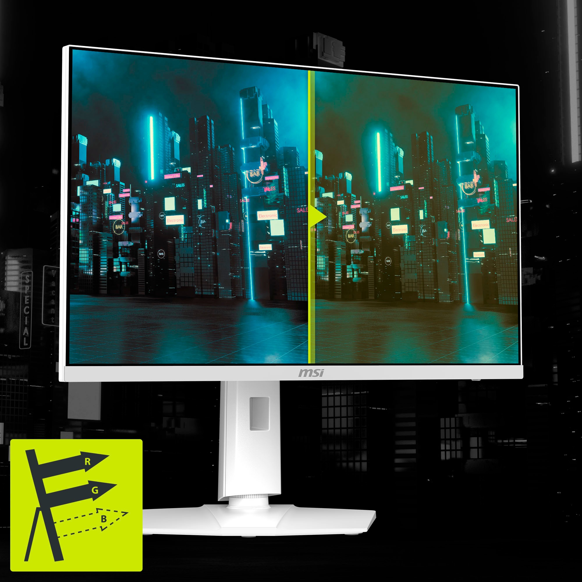 MSI Gaming-Monitor »MAG 274QRFW X32« 69 cm/27 ″  2560 x 1440 px WQHD 0,5 Reaktionszeit 320 Hz