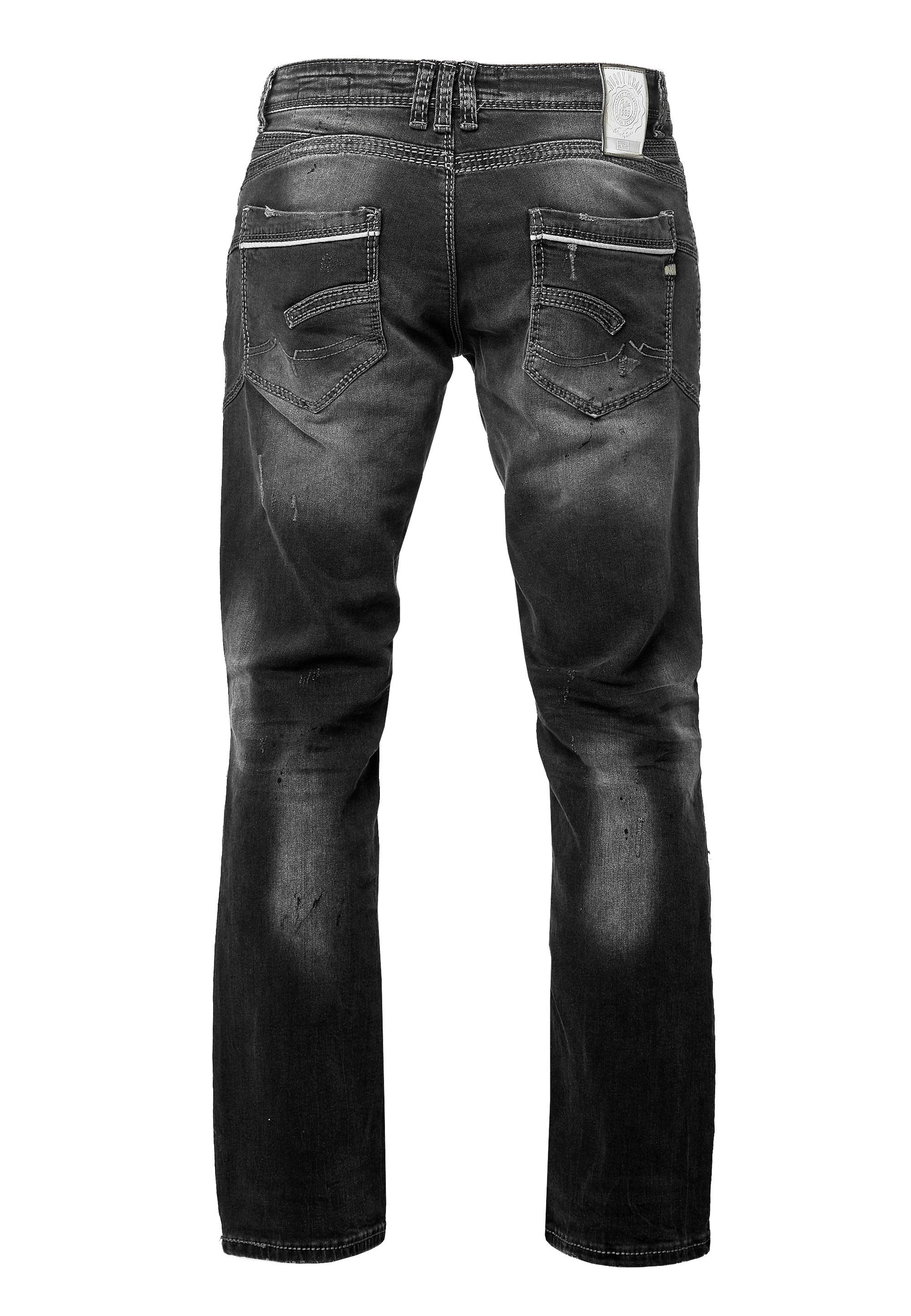 Rusty Neal Straight-Jeans, im bequemen Straight Fit-Schnitt