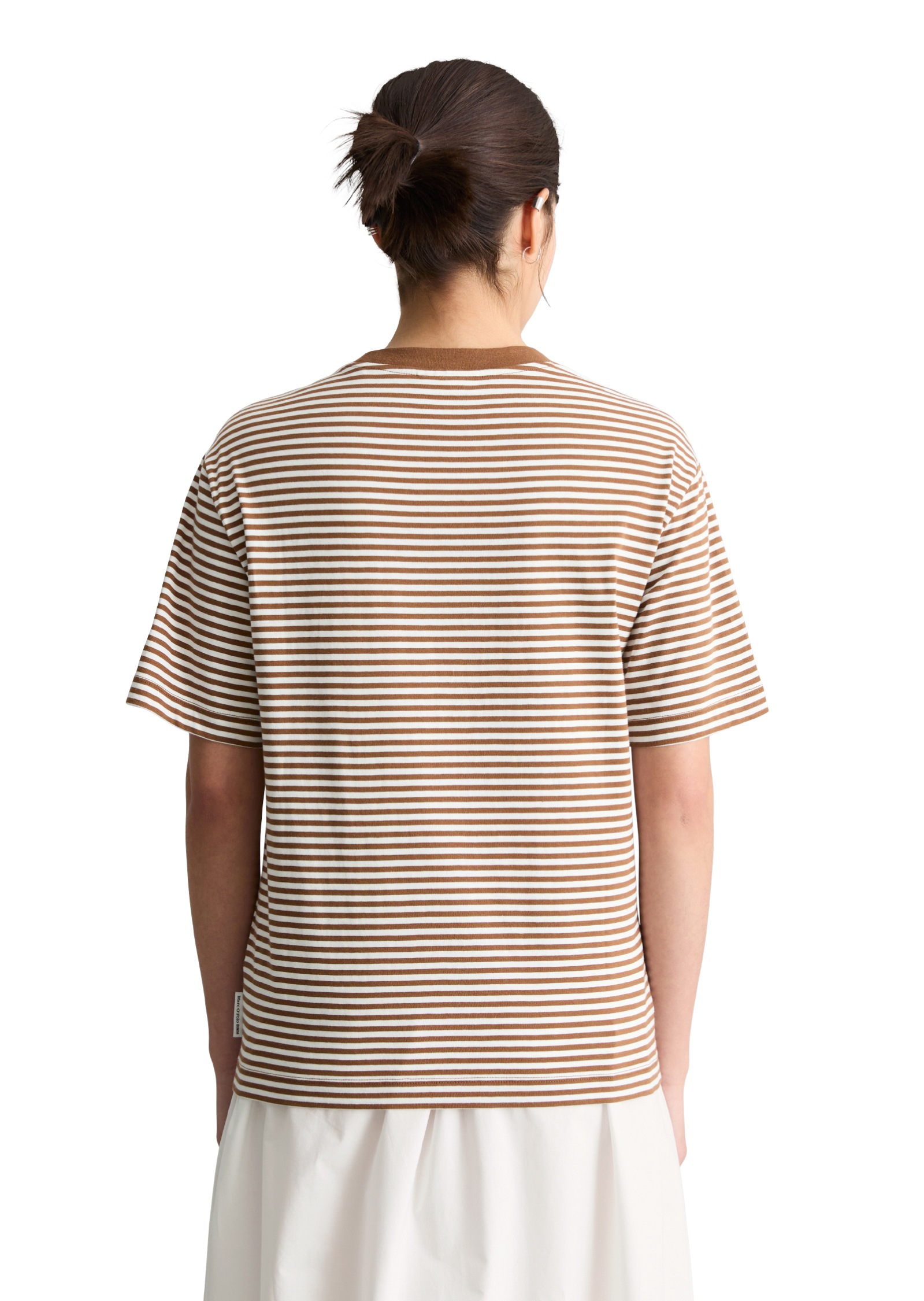 Marc OPolo DENIM T-Shirt Streifen-T-Shirt regular aus Organic Cotton günstig online kaufen