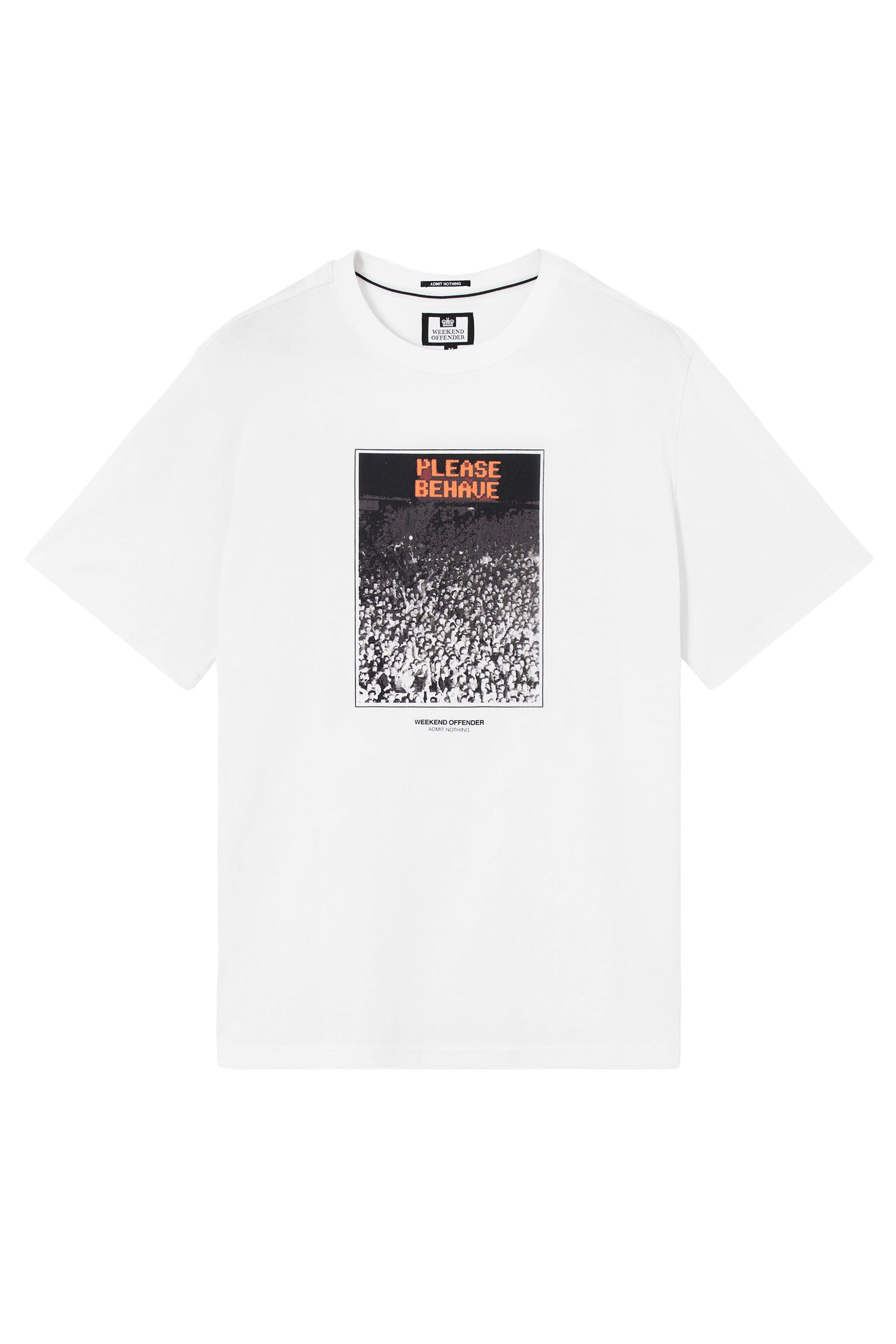 Weekend Offender "BEHAVE GRAPHIC TEE Herren" T-Shirt Herren, leichtes Kurzarmshirt, Sporttrikot, Outdoor, Sale
