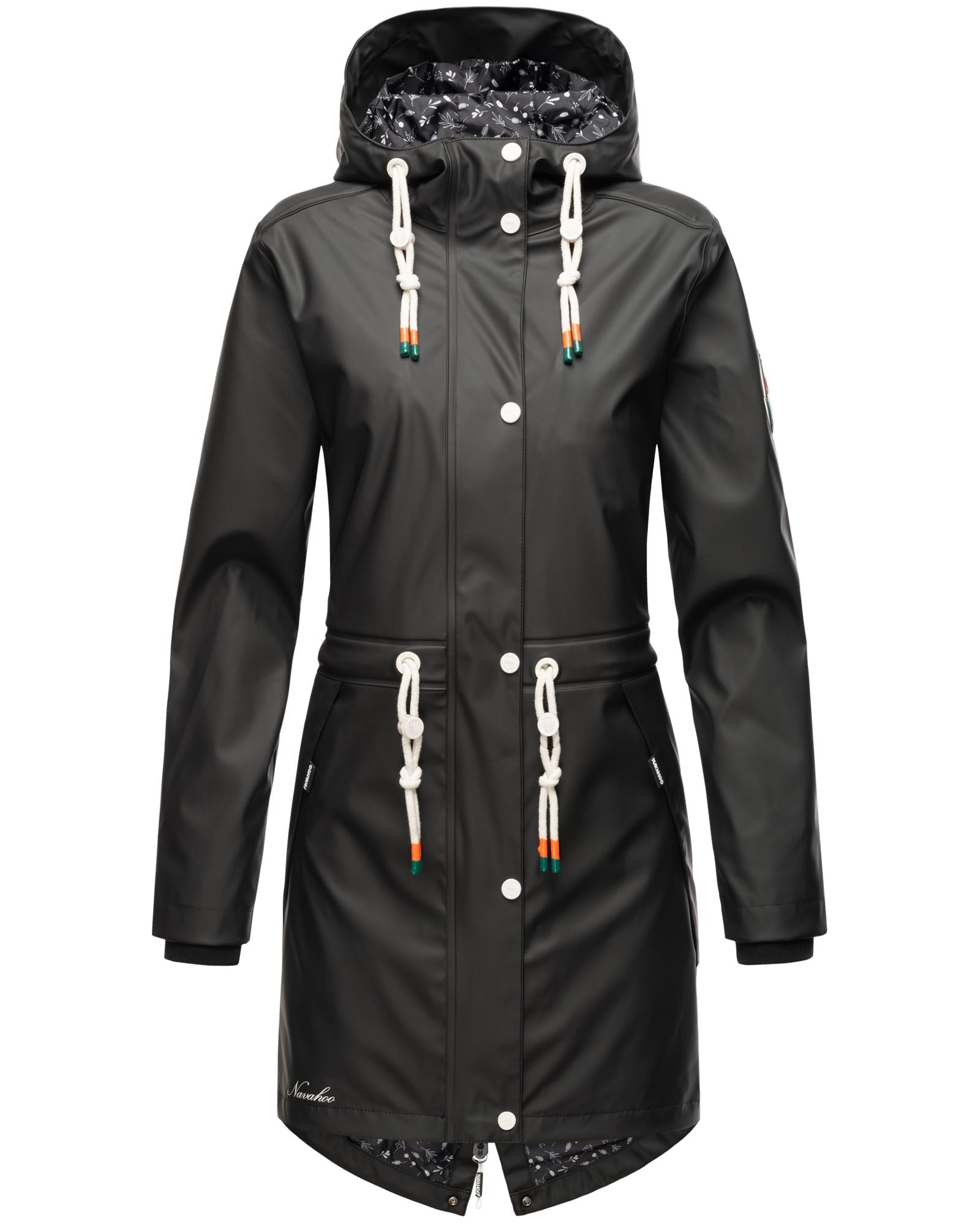 Navahoo Regenjacke »Tropical Stormoo«, mit Kapuze, modischer Damen Outdoor Regenmantel