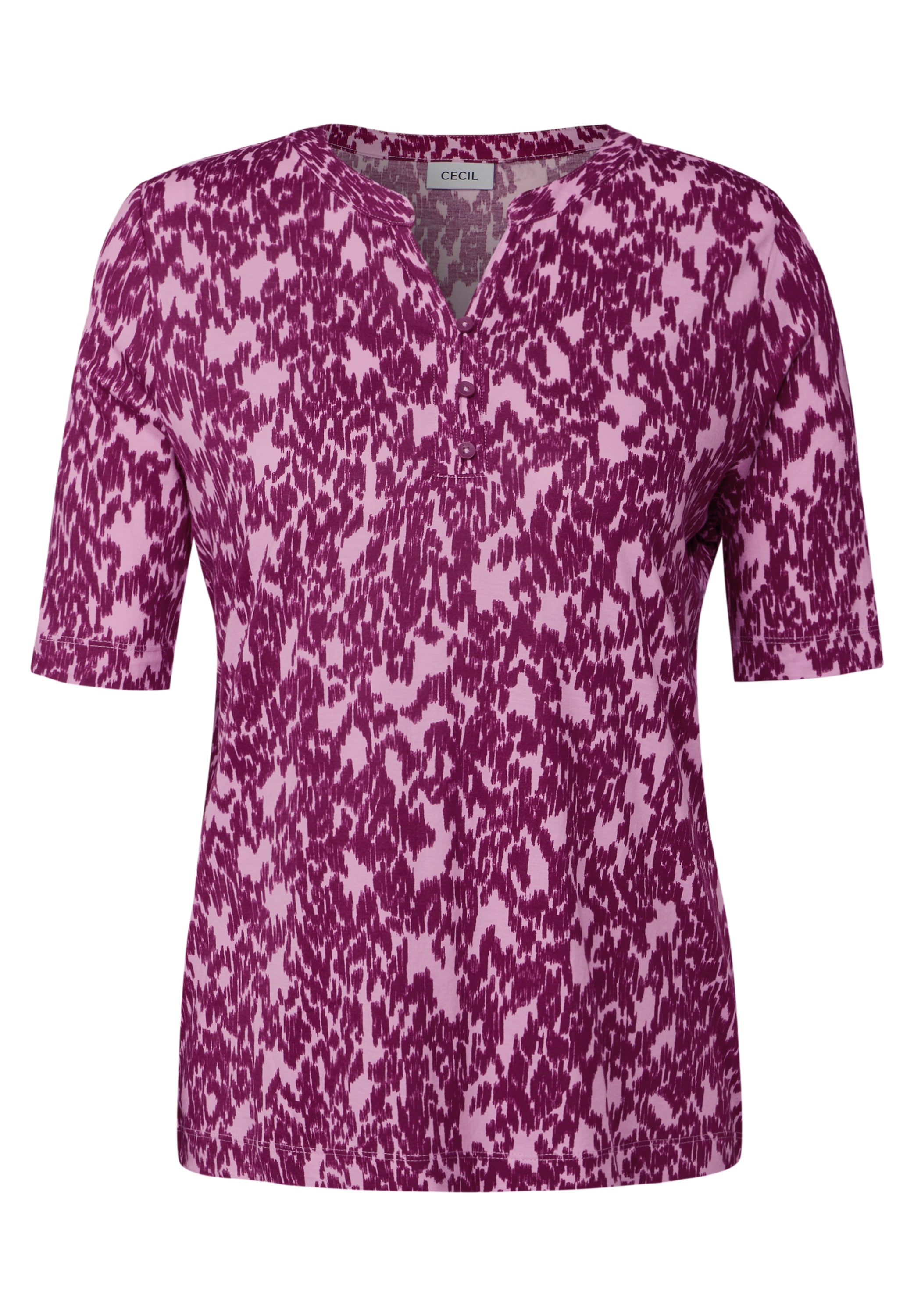 Cecil T-Shirt, im Tunika-Look und und mit Minimal-Print