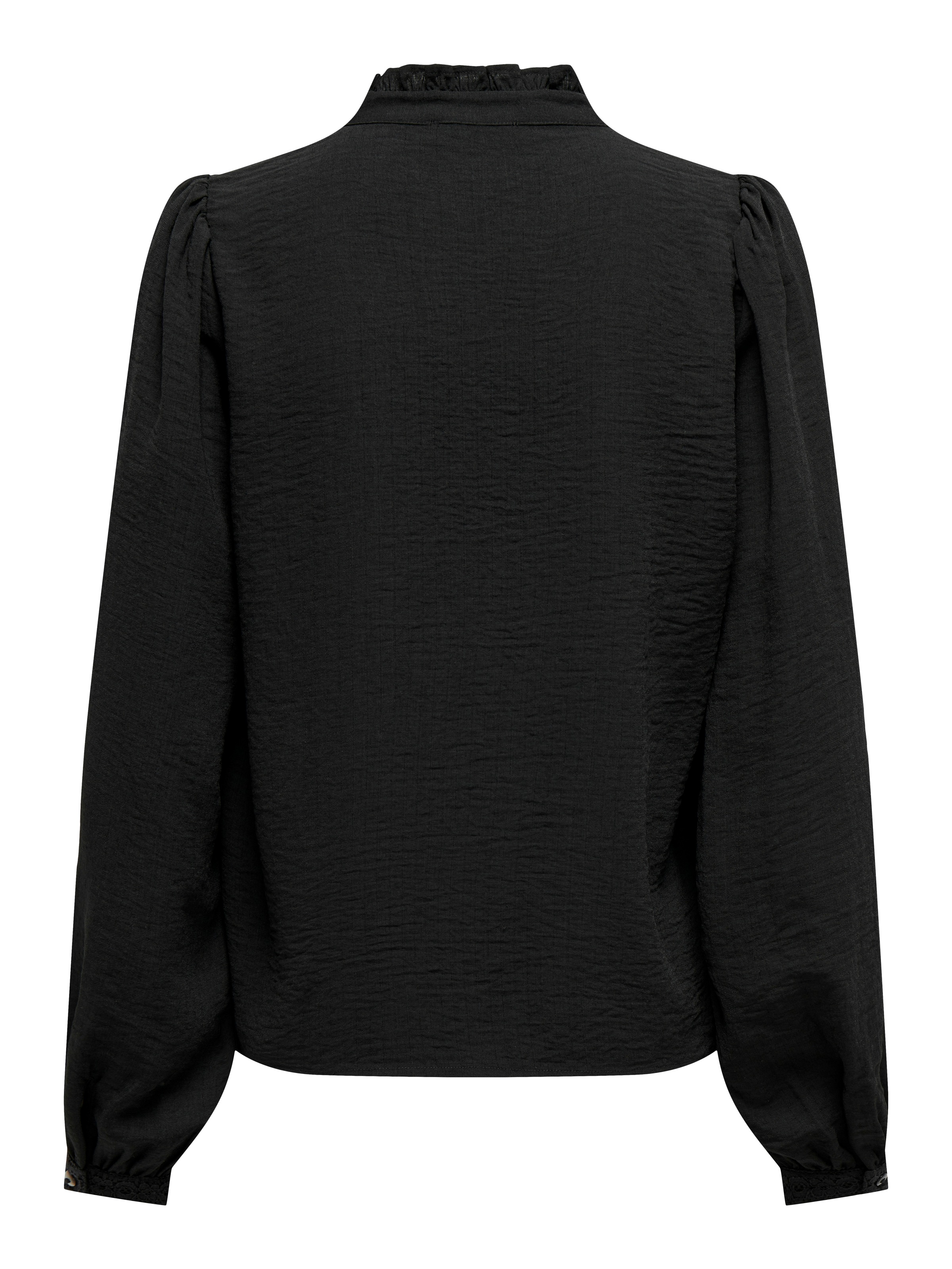 JDY Rüschenbluse »JDYELLIS L/S LACE SHIRT WVN NOOS«
