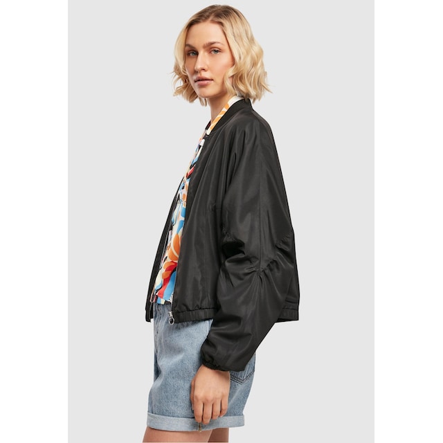 URBAN CLASSICS Sommerjacke »Damen Ladies Recycled Batwing Bomber Jacket«, (1  St.), ohne Kapuze für kaufen | BAUR