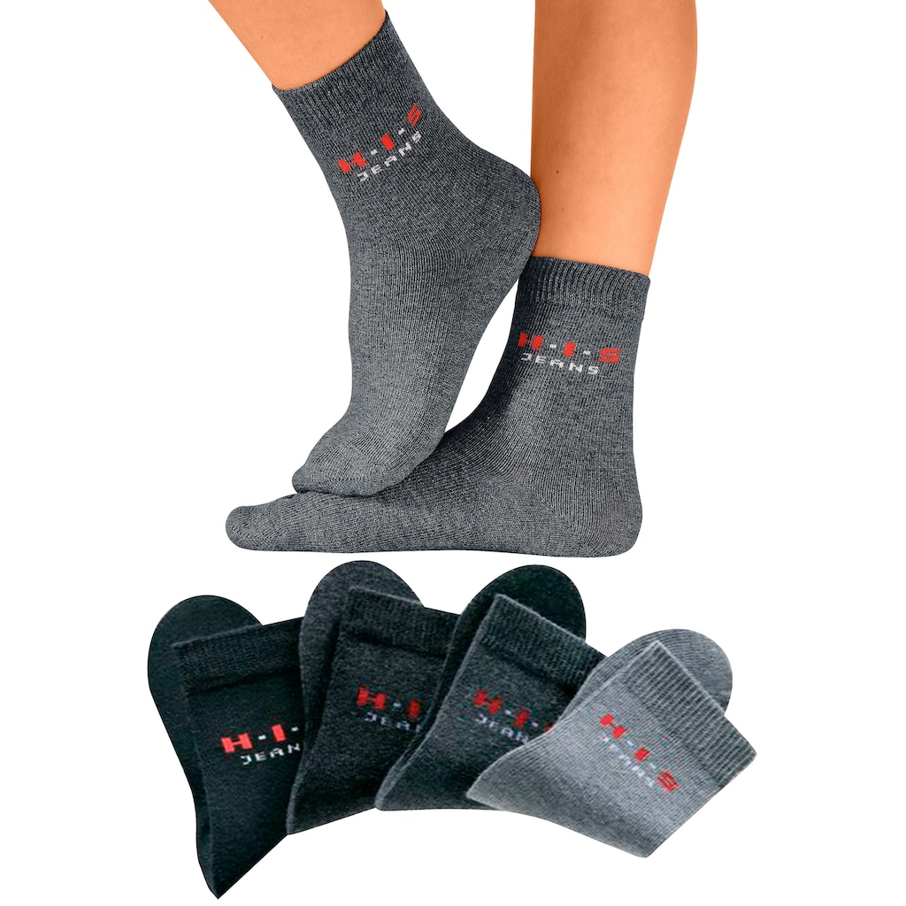 H.I.S Basicsocken, (4 Paar)