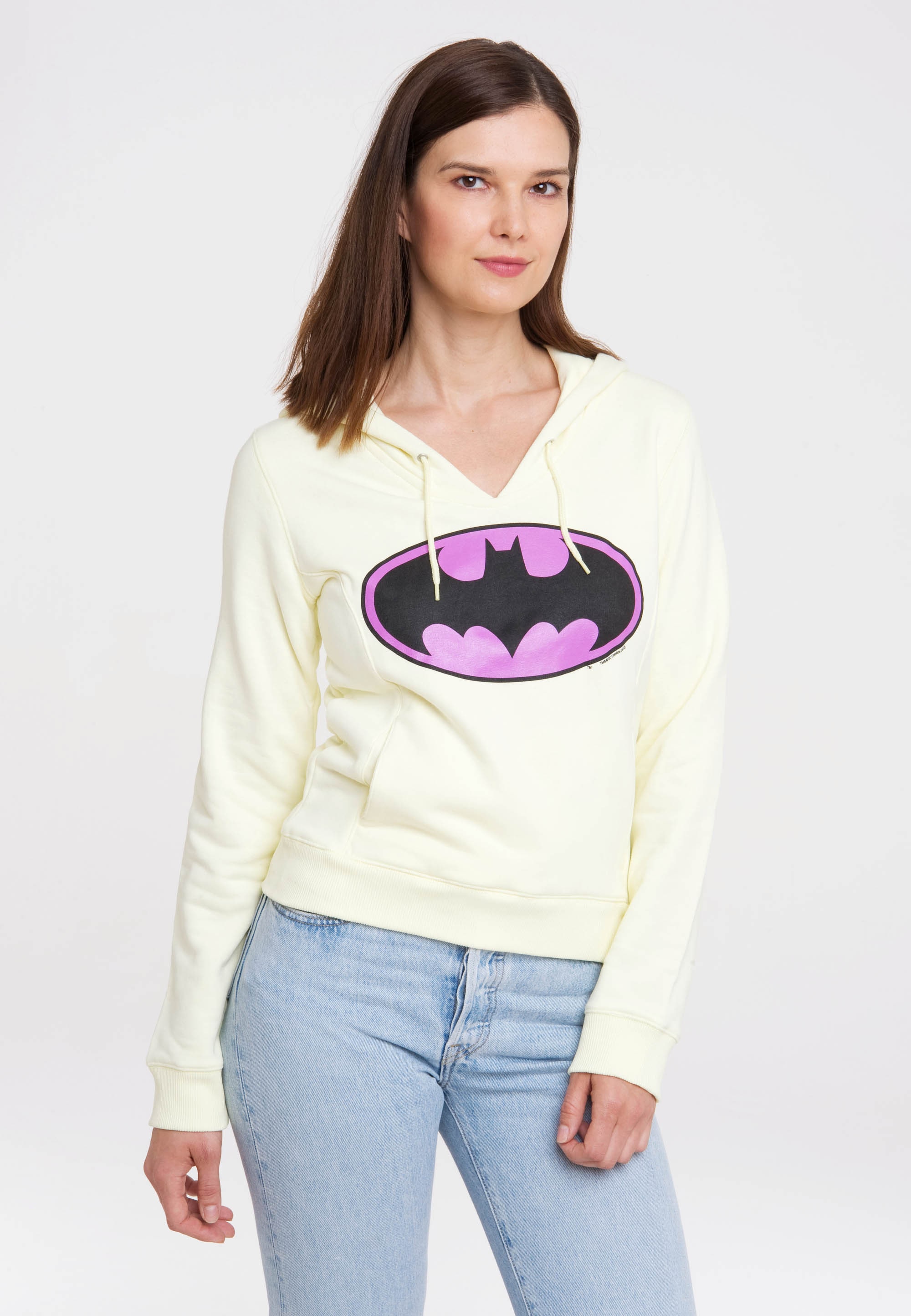 LOGOSHIRT Kapuzensweatshirt "Batman-Logo", mit lizenziertem Print