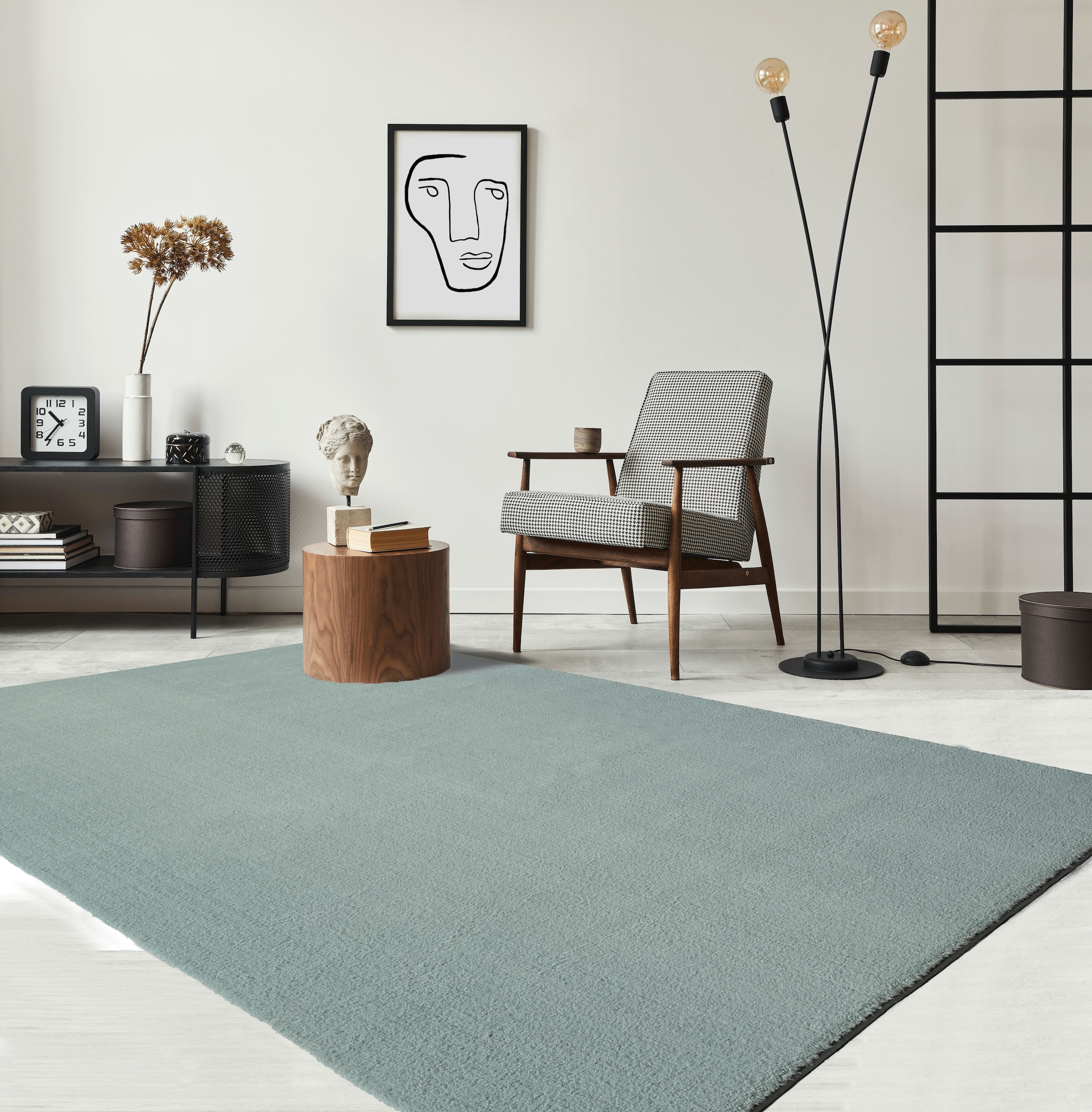 the carpet Teppich "Relax" rechteckig 16 mm Höhe waschbarer Wohnzimmer Tepp günstig online kaufen