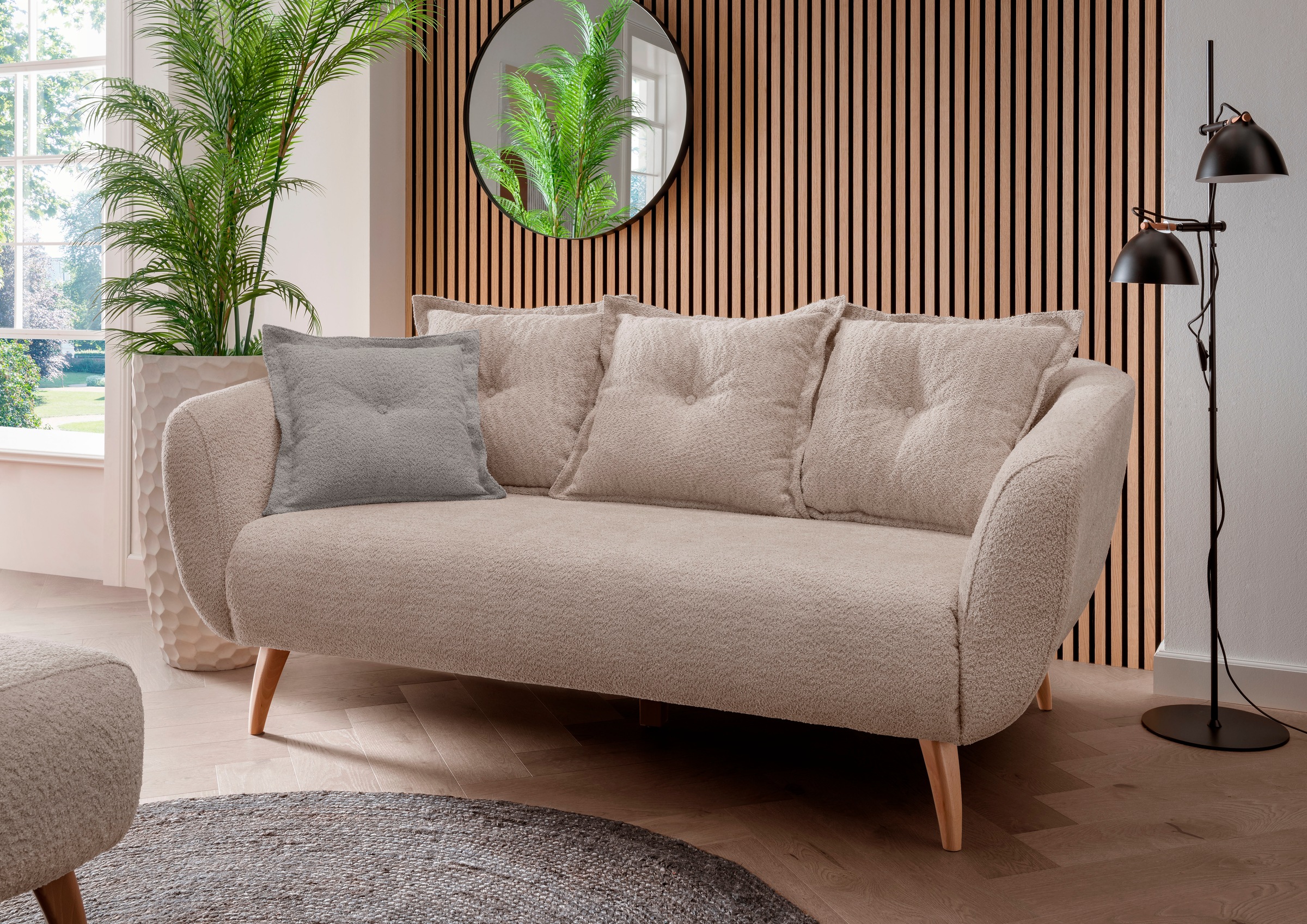 Home affaire 2,5-Sitzer "Baggio modern und romantisches Design, bequem", Zi günstig online kaufen
