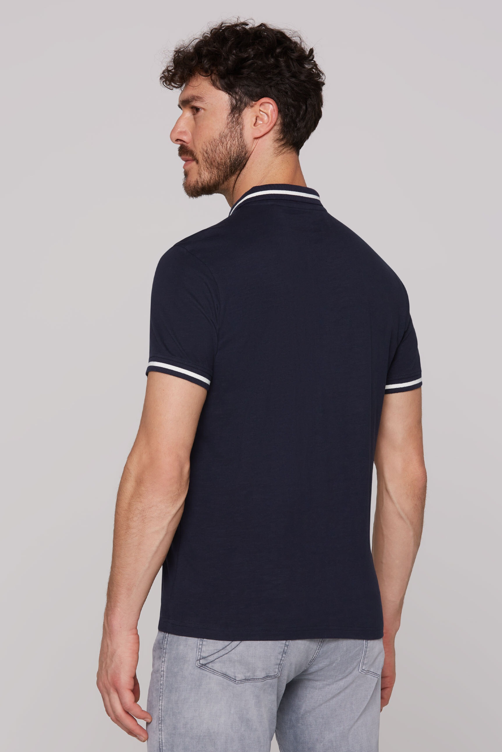 CAMP DAVID Poloshirt, aus Baumwolle