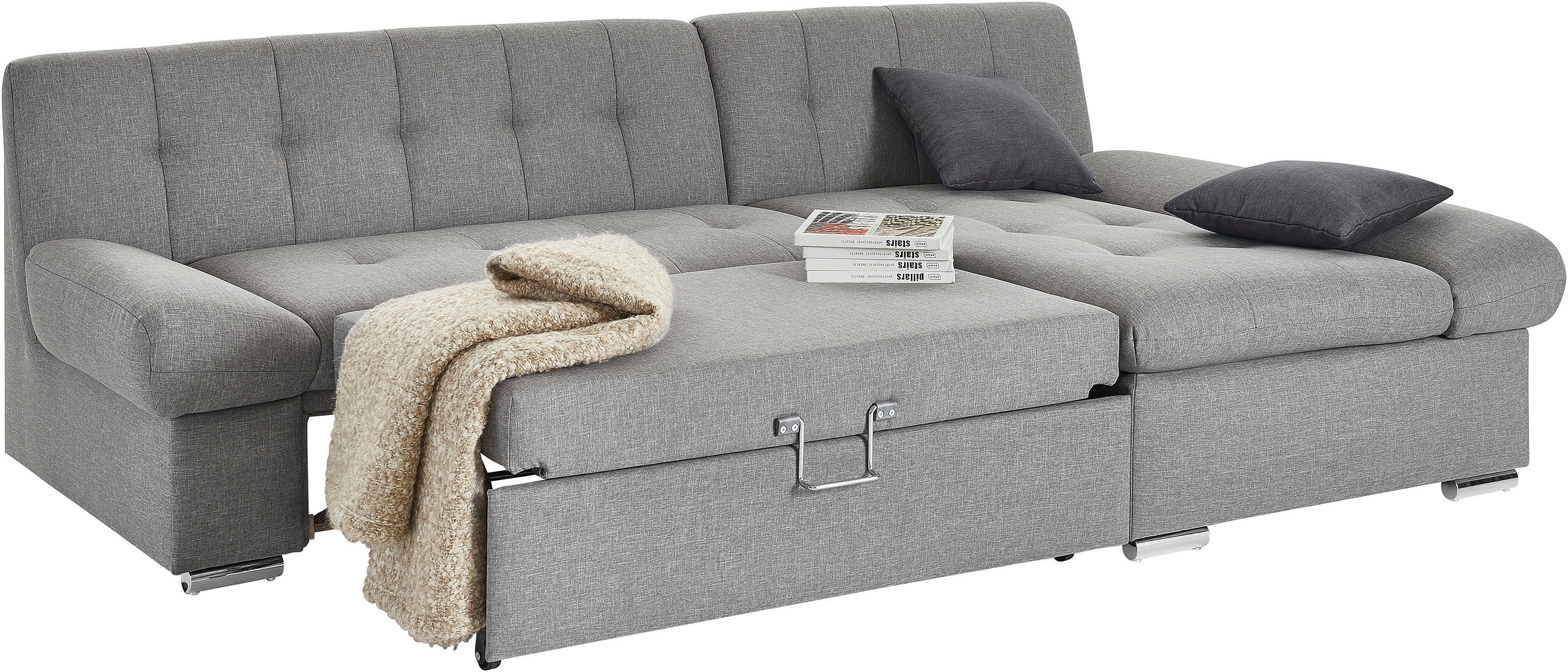 TRENDMANUFAKTUR Ecksofa »Reggae II, L-Form«, wahlweise mit Bettfunktion