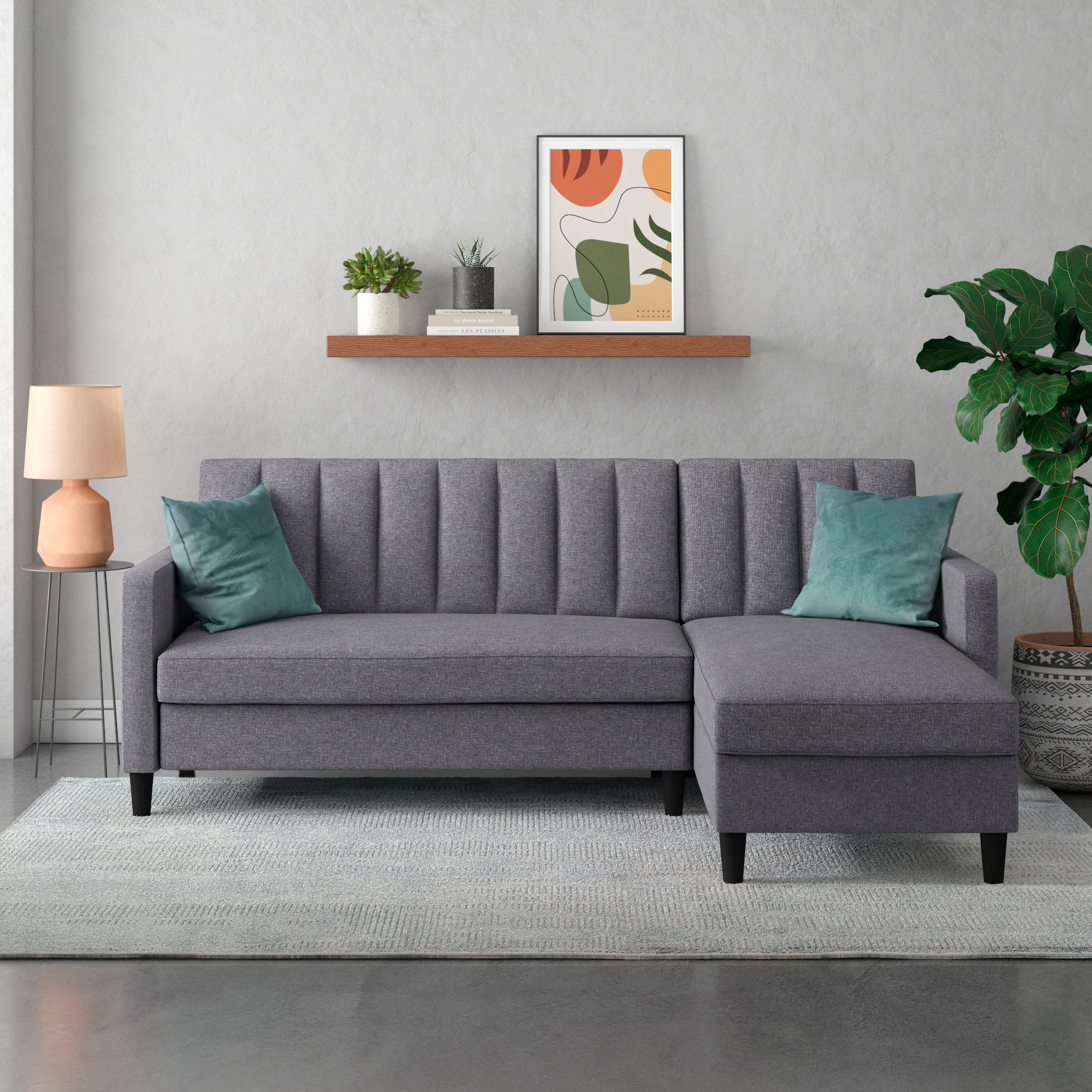 Dorel Home Ecksofa "Celine, L-Form," mit Bett-Funktion und Stauraum. Recami günstig online kaufen
