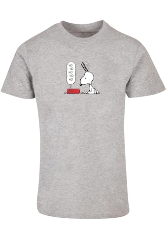 T-Shirt »Merchcode Herren Peanuts Hungry Snoopy Basic Round Neck T-Shirt«, (1 tlg.)