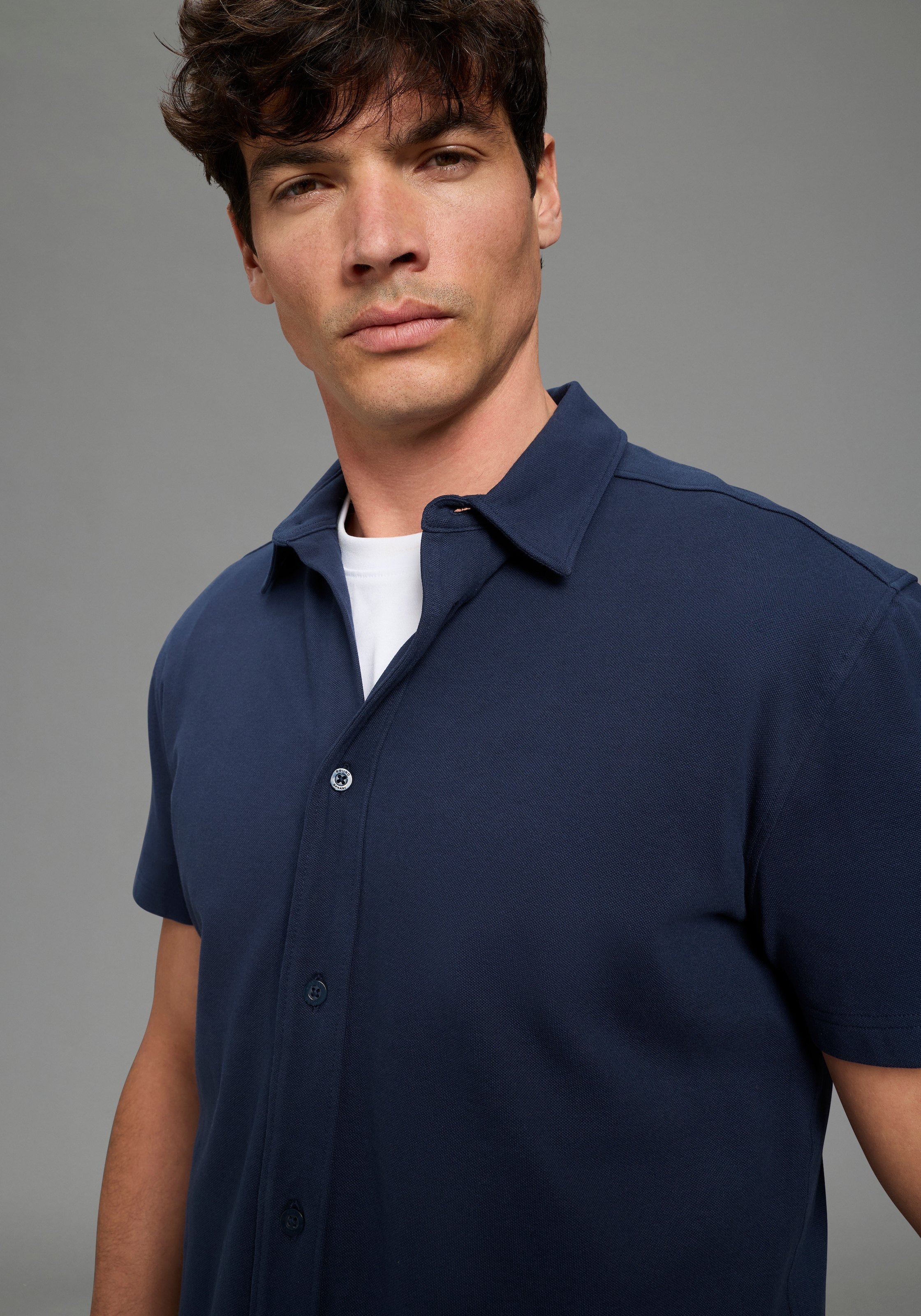 Bruno Banani Kurzarmhemd Kurzarm, für verschiedene Anlässe, aus Baumwolle u günstig online kaufen