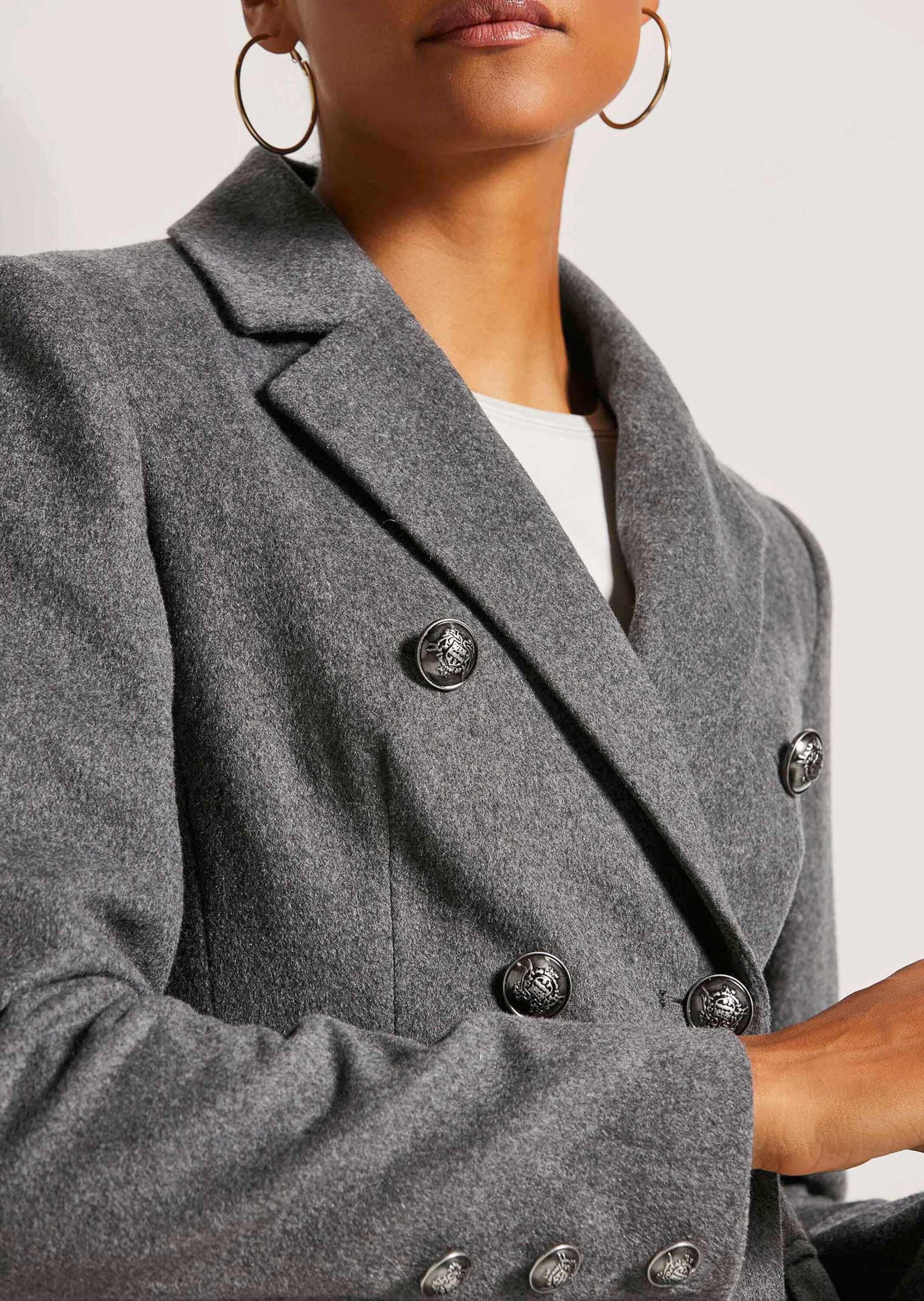MADELEINE Longblazer »Blazer Kurzblazer mit Glanz-Akzenten«