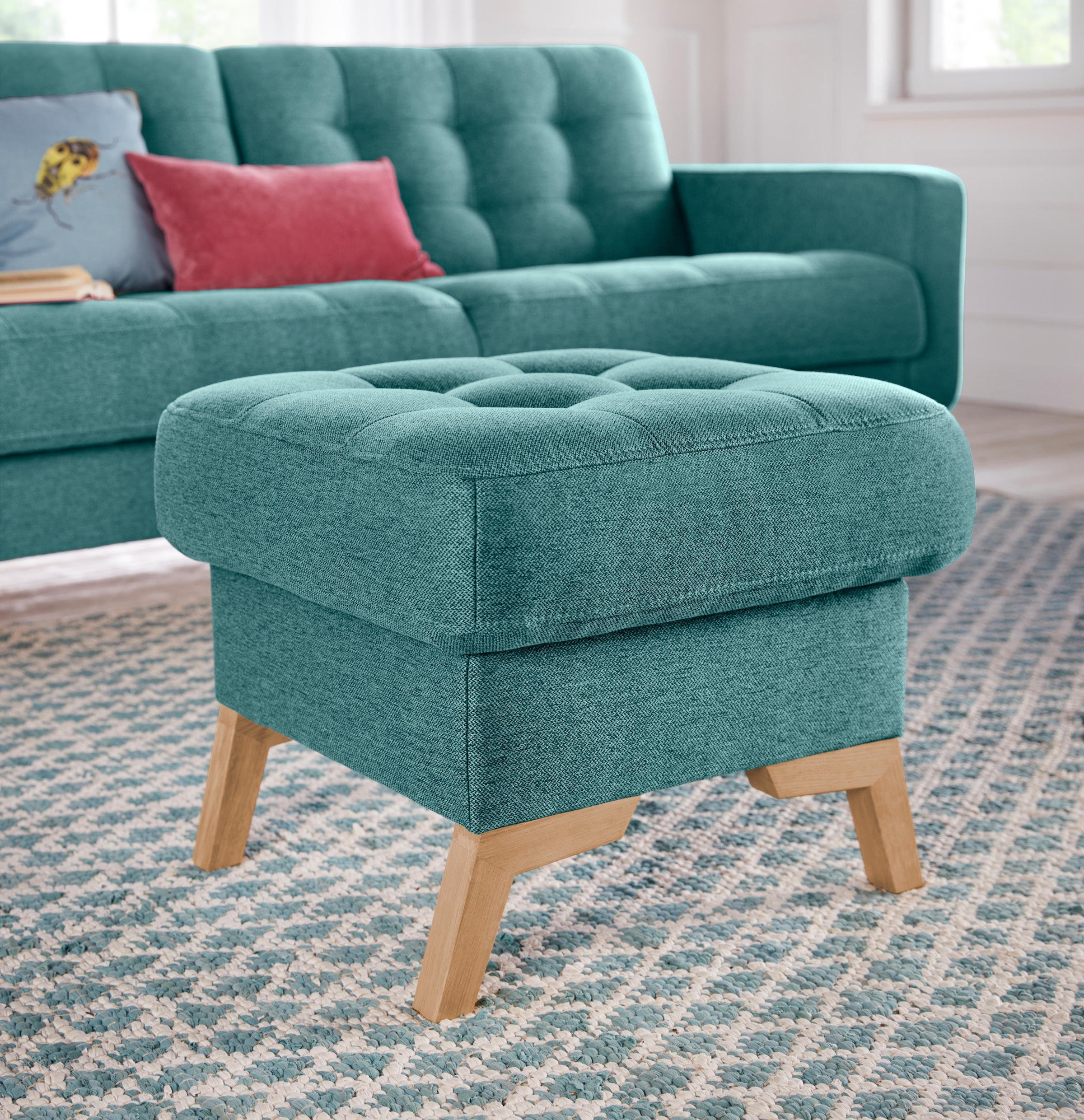 exxpo - sofa fashion Hocker "Fiord kompakt und bequem, tolle Verarbeitungsdetails"