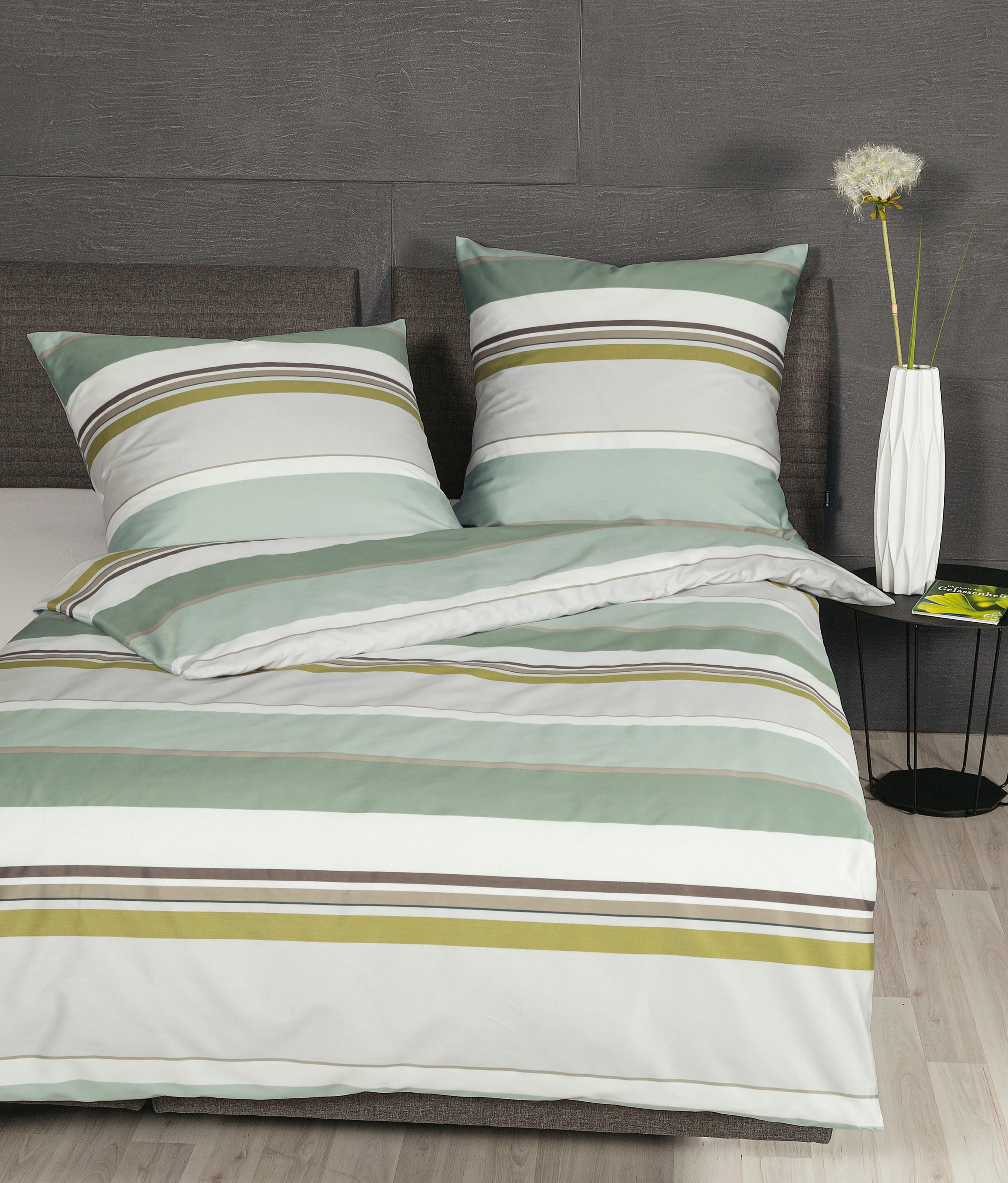 Janine Bettwäsche »Mako-Satin87090 06«, mit Reißverschluss