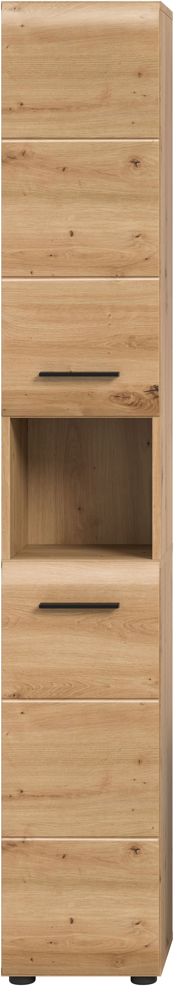 INOSIGN Stauraumschrank, (1 St.), Florenz, Badschrank hoch, Artisan Oak NB, 185 cm Hoch