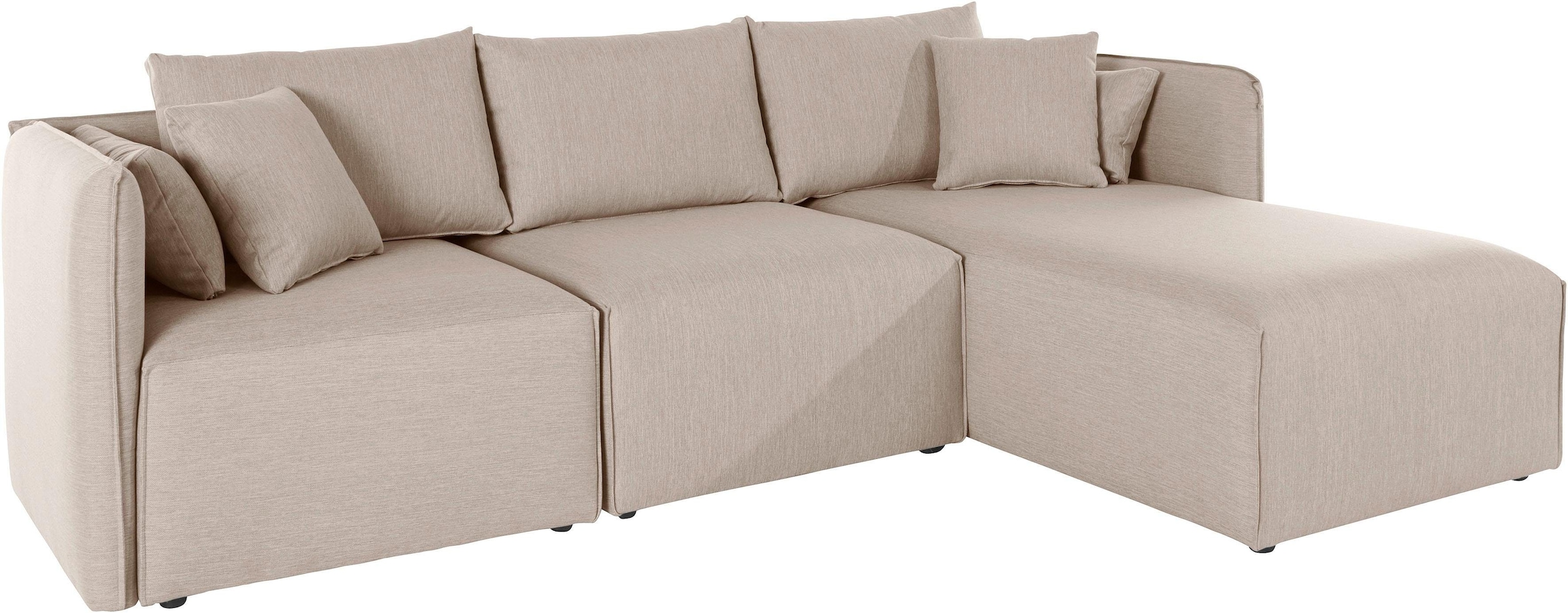 andas Ecksofa »Nöre«, (3 Teile), zusammengesetzt aus Modulen, in vielen Bezugsqualitäten und Farben