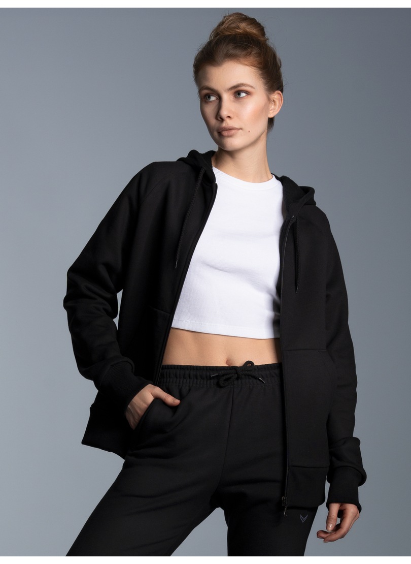 Thumbnail - Trigema Sweatjacke "TRIGEMA Sweatjacke mit Kapuze" 1 Stk. tlg.
