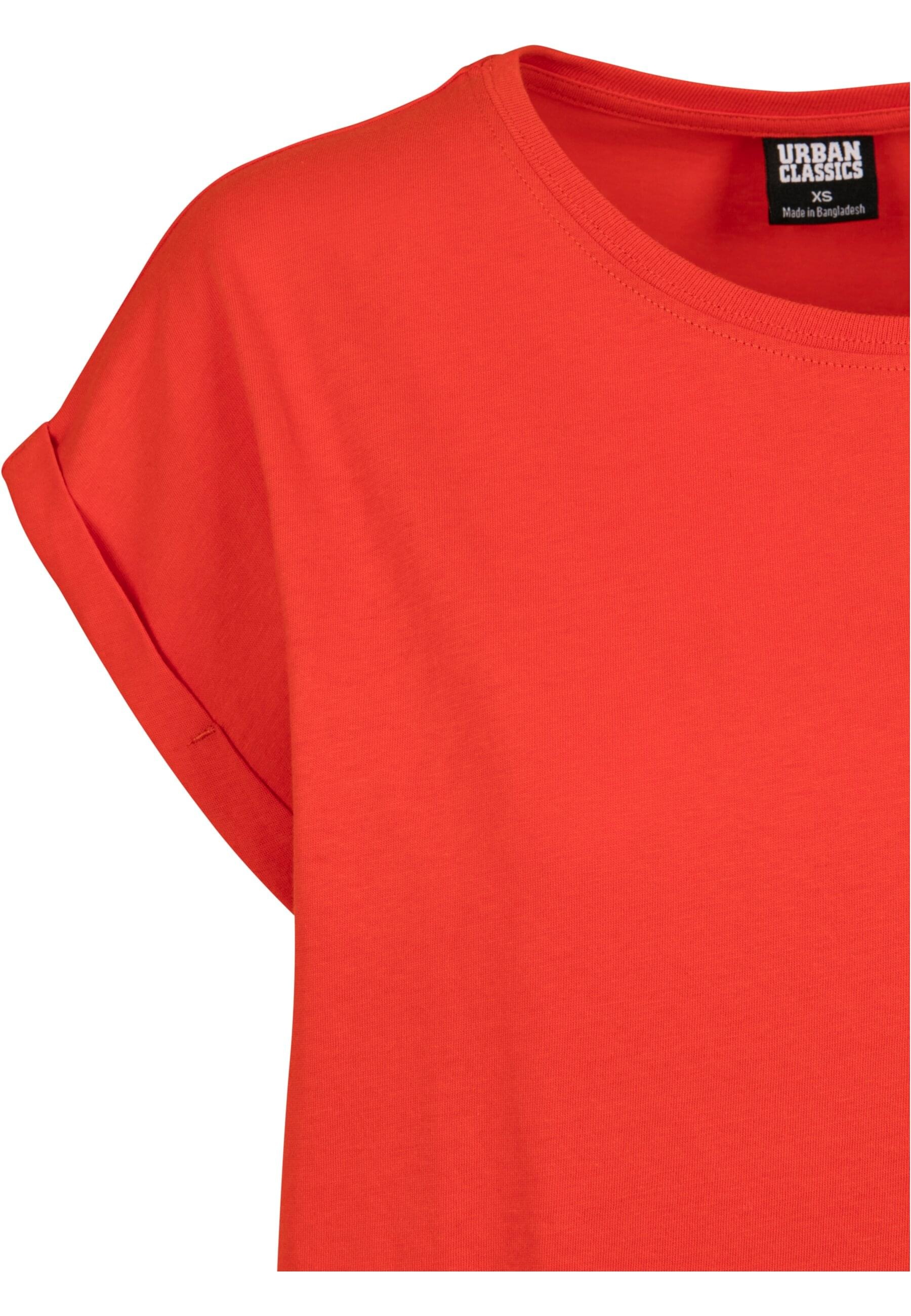 URBAN CLASSICS Kurzarmshirt »Urban Classics Damen Ladies Extended Shoulder Tee«, (1 tlg.)