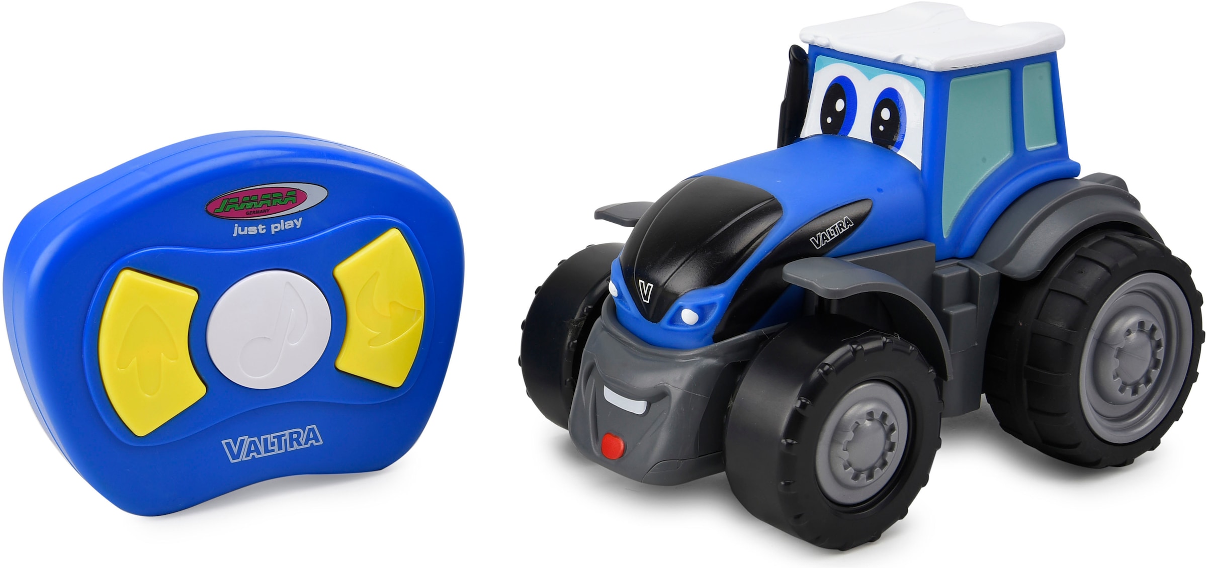 JAMARA Kinder RC-Traktor "Valtra My first RC Traktor 2,4GHz", blau, B:12,5cm H:11,8cm T:17,6cm, Fernlenkfahrzeuge, mit Sound