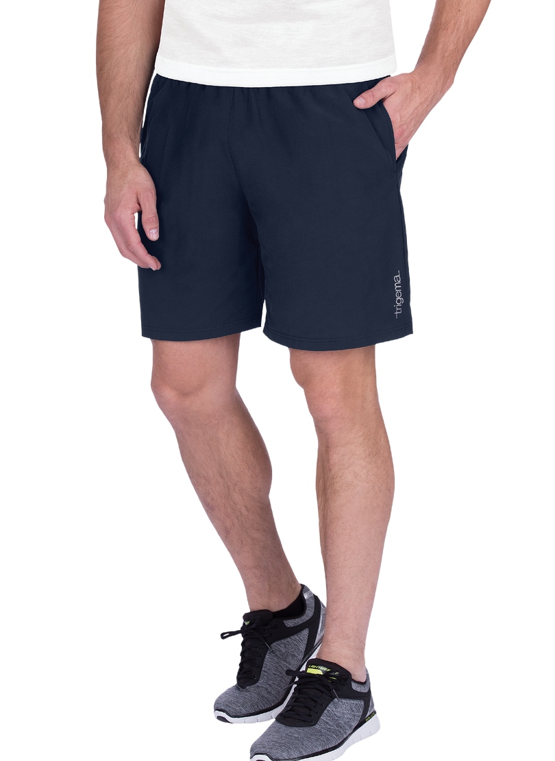 Trigema Jerseyhose "TRIGEMA Sport-Shorts mit Innenslip aus Netz", (1 tlg.)