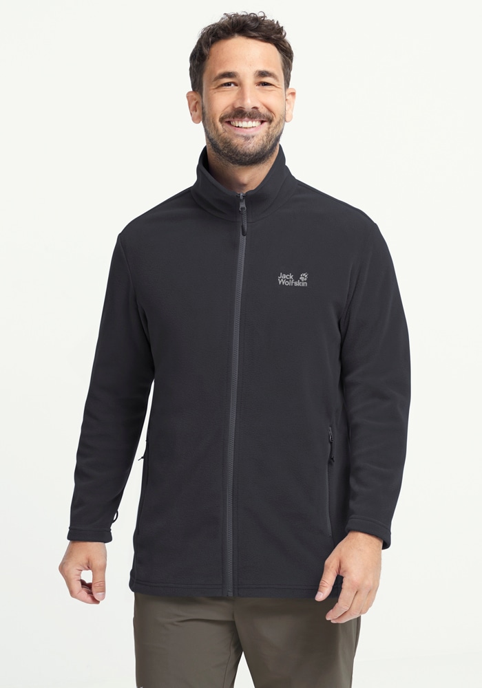 Jack Wolfskin Fleecejacke "TAUNUS 100 FZ M" mit Reißverschluss, winddicht, windabweisend