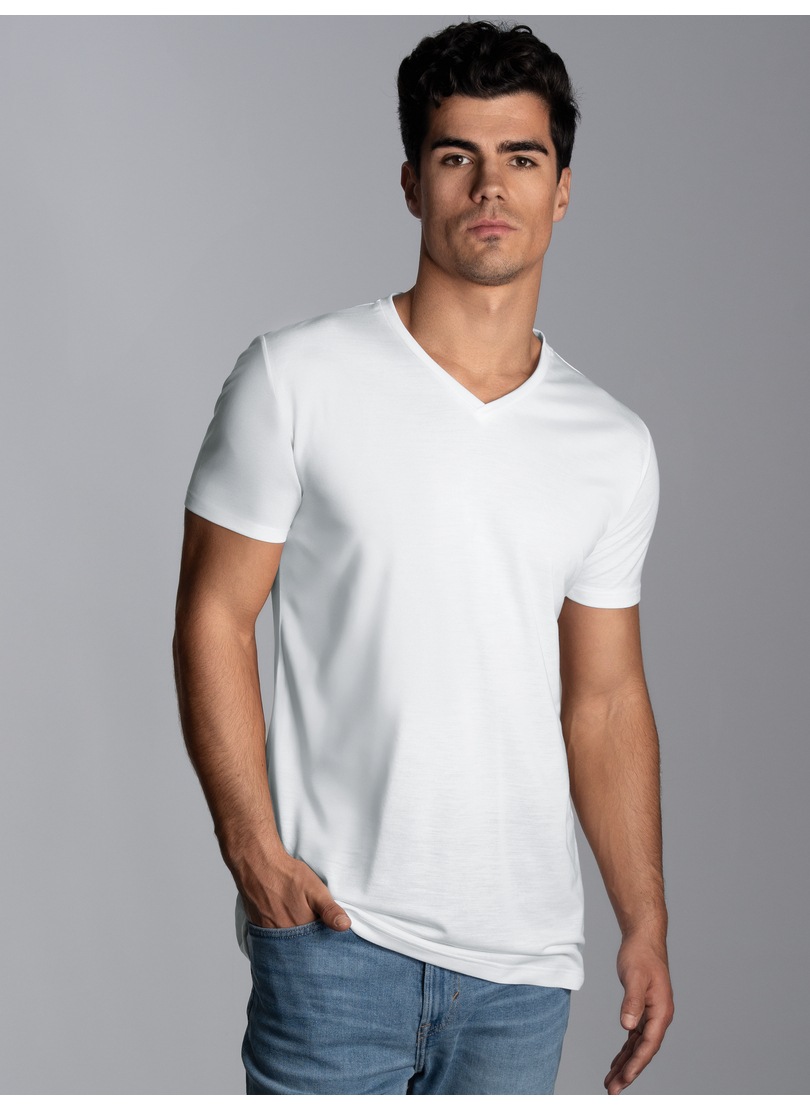 Thumbnail - Trigema T-Shirt "TRIGEMA V-Shirt aus 100% Lyocell", (1 tlg.)