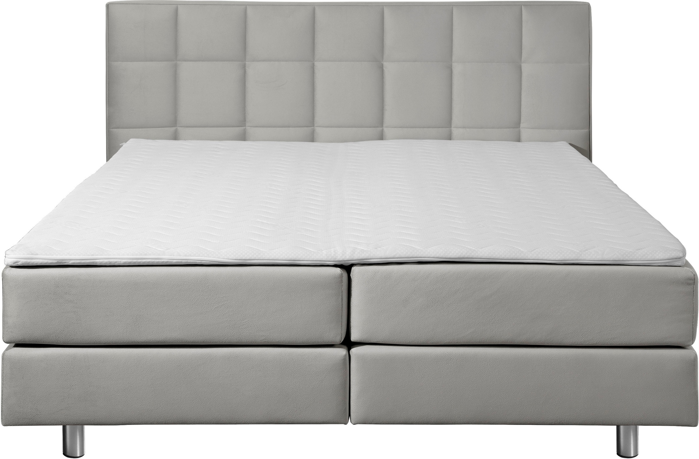 Thumbnail - Home affaire Boxspringbett "Loomis" inkl. Topper, wahlweise in H2, H3 oder H4 erhältlich