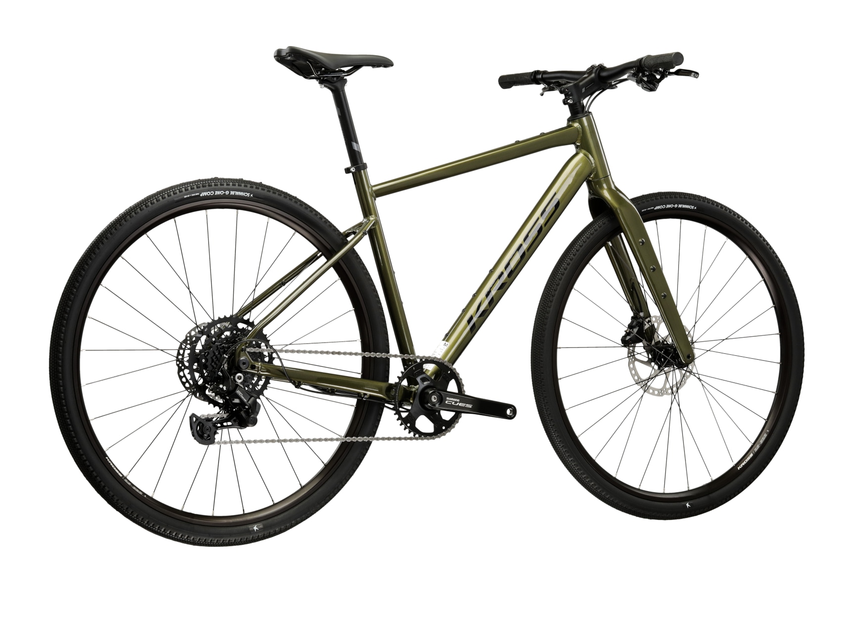 Kross Gravelbike »Esker 1.0 28" braun 18 Gänge Gabel aus Carbon 2026« 18 Gang Kettenschaltung Carbon aus Gabel