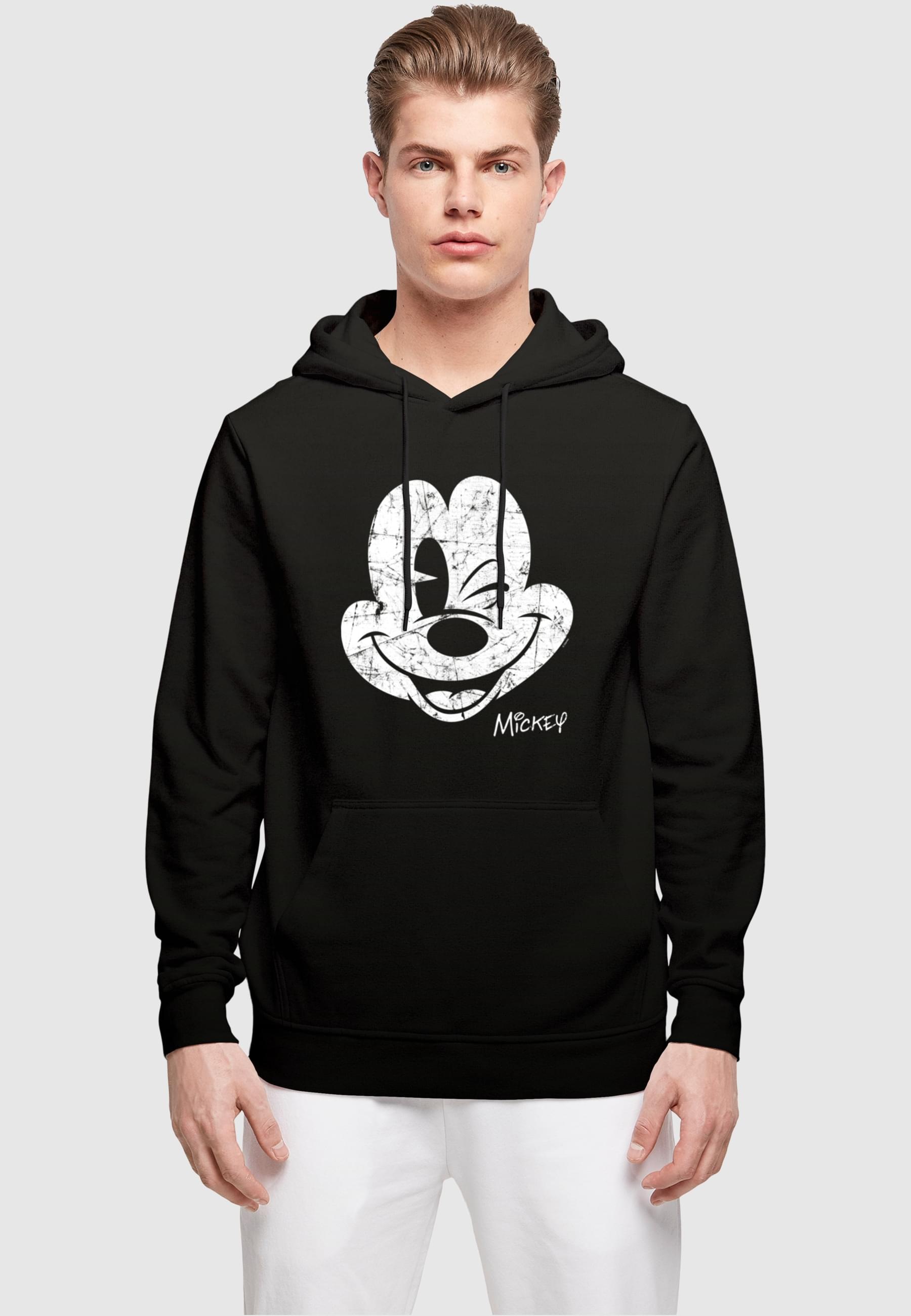 ABSOLUTE CULT Kapuzensweatshirt »ABSOLUTE CULT Herren Mickey Mouse - Distressed Hoody«, (1 tlg.)