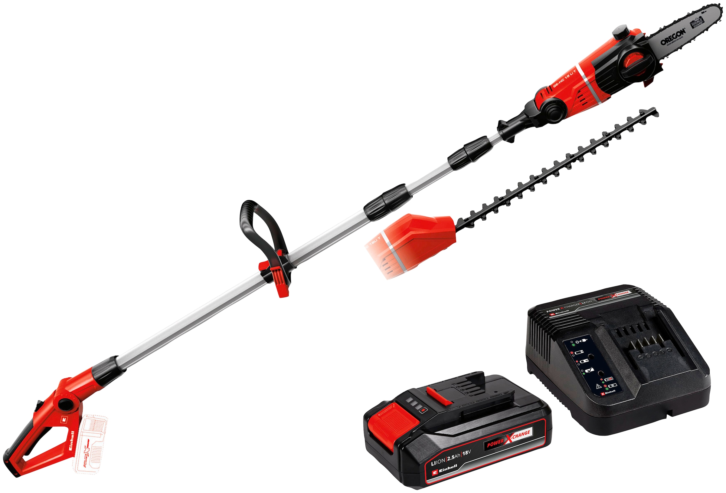 Einhell GartenMultifunktionsgerät »GEHC 18 Li T + 2,5Ah Starter Kit