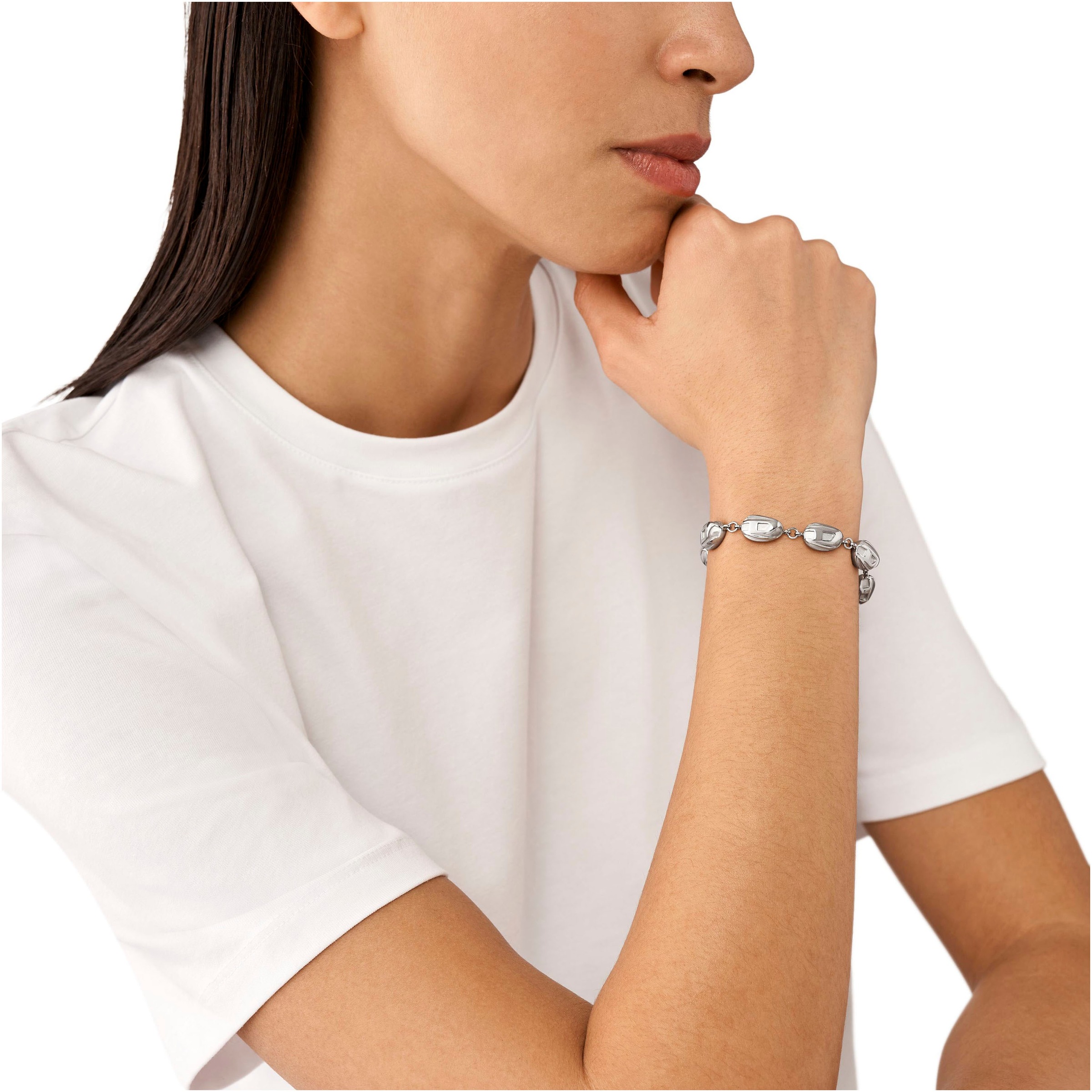 Diesel Armband »STEEL, DX1483040«
