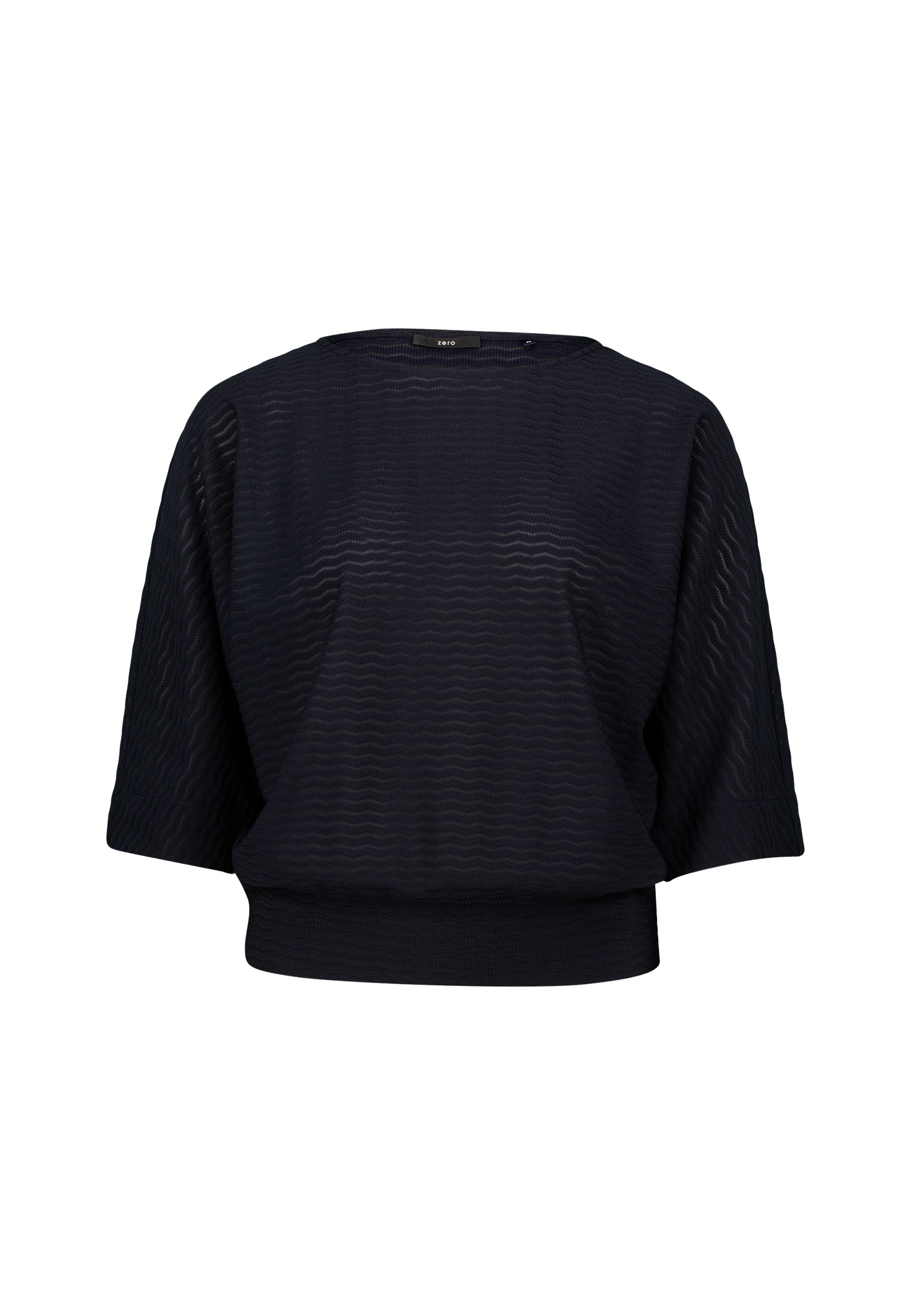 Zero Sweatshirt "zero Damen Sweatshirt mit Strukturmuster", strukturiert günstig online kaufen