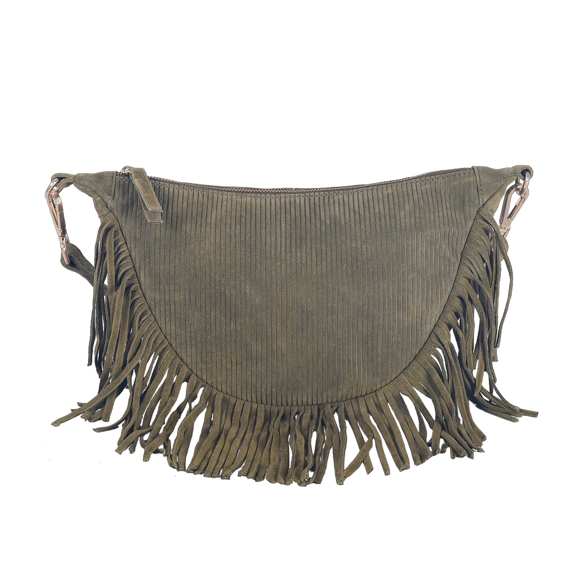 HARBOUR 2nd Handtasche "Winona" Damen Henkeltasche, Hobo mit modischen Fransen