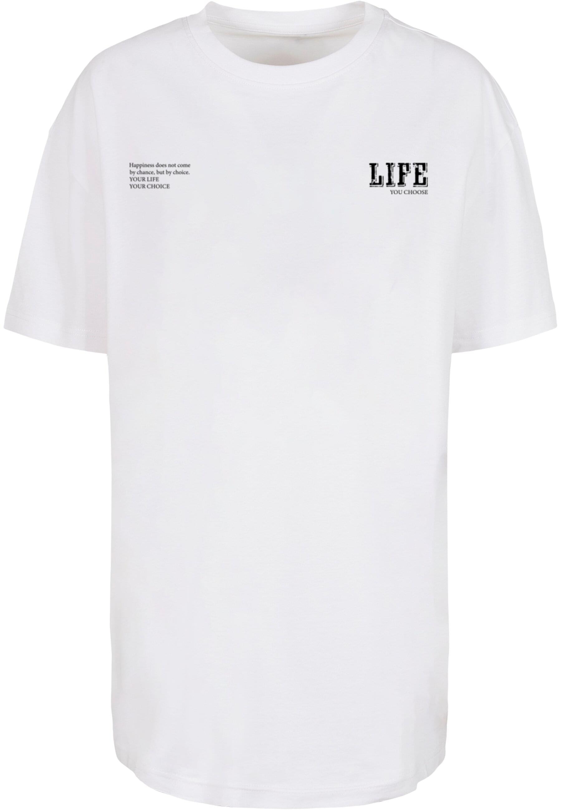 Merchcode T-Shirt »Merchcode Damen Ladies Life Boyfriend Tee«, (1 tlg.)