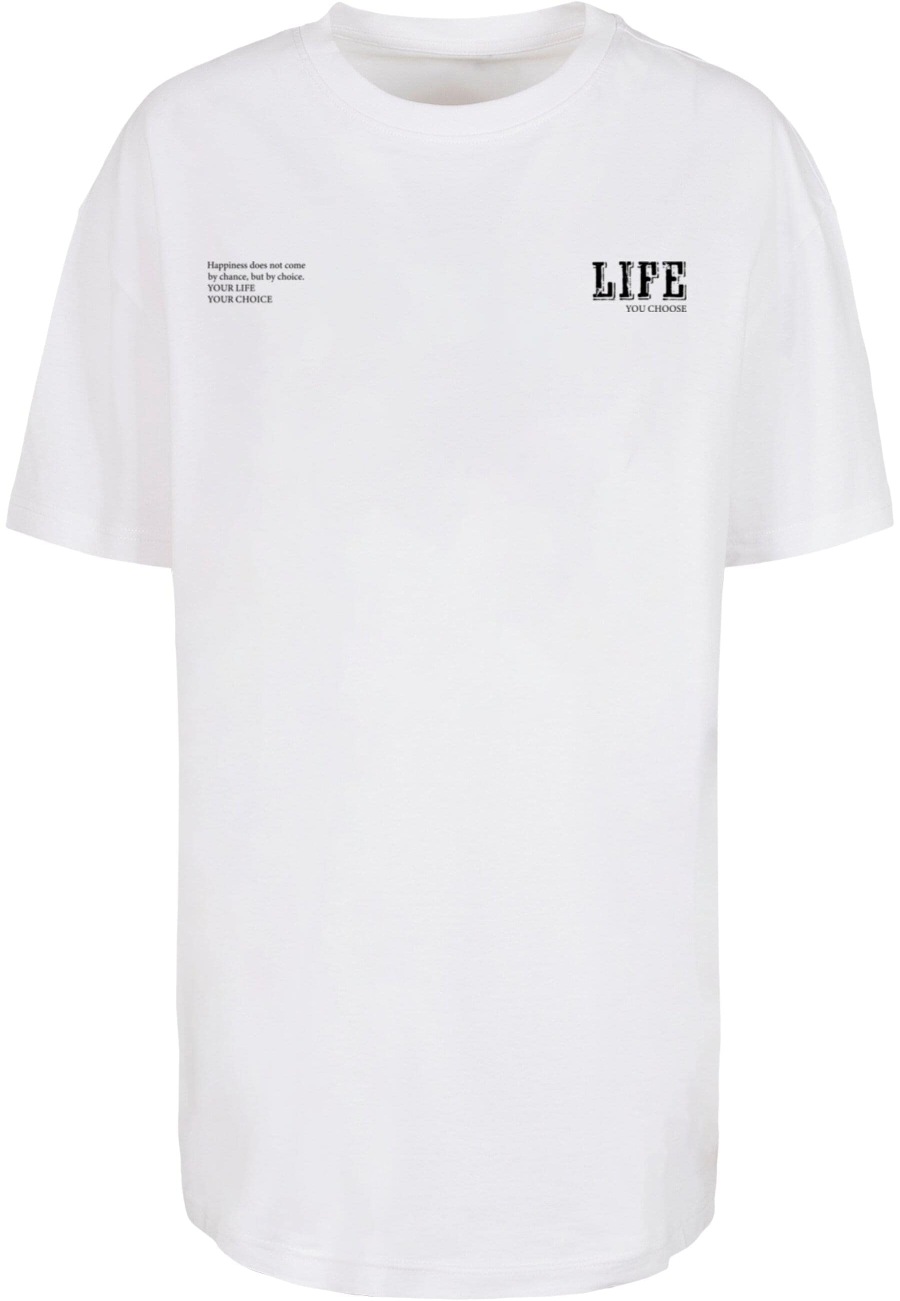Merchcode T-Shirt "Merchcode Damen Ladies Life Boyfriend Tee" 1 Stk. tlg. günstig online kaufen