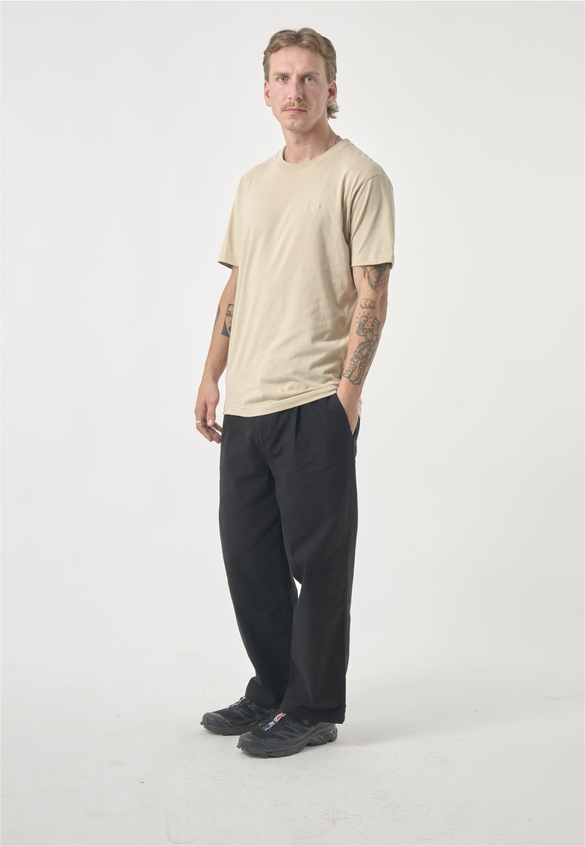 Cleptomanicx T-Shirt "Ligull Regular" 1 Stk. tlg. mit kleiner Logo-Stickere günstig online kaufen