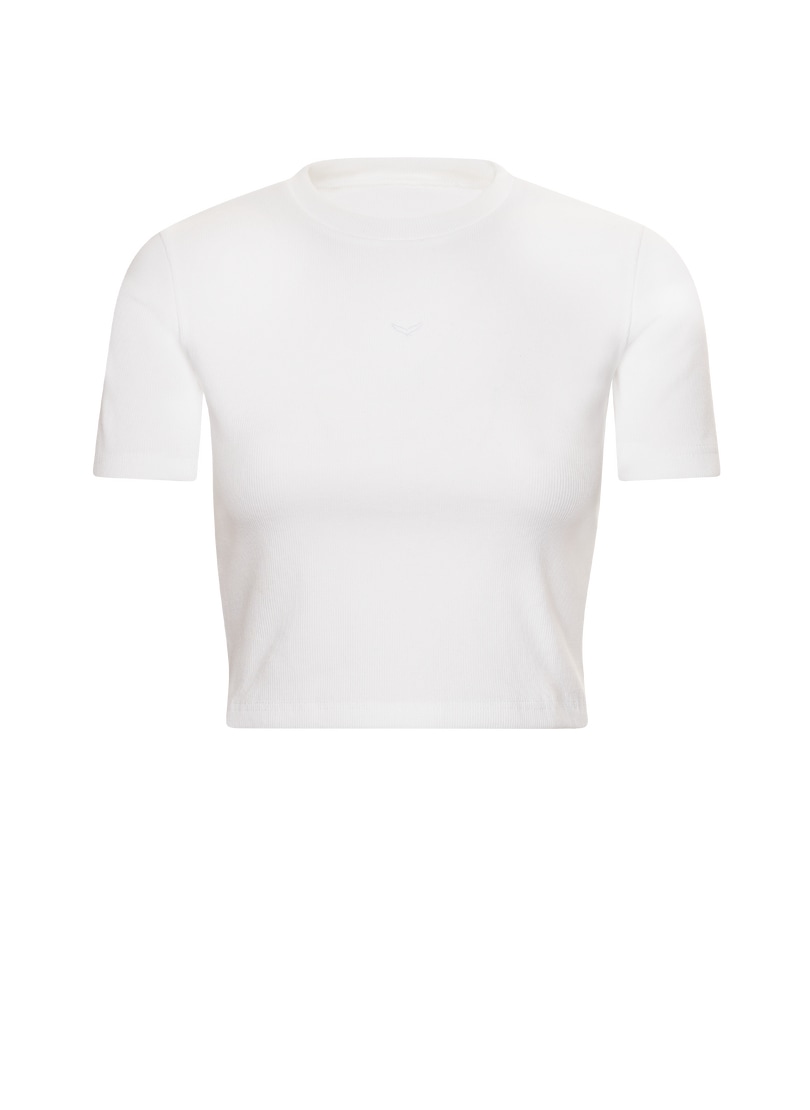 T-Shirt »TRIGEMA Modisches Crop-Top«, (1 tlg.)