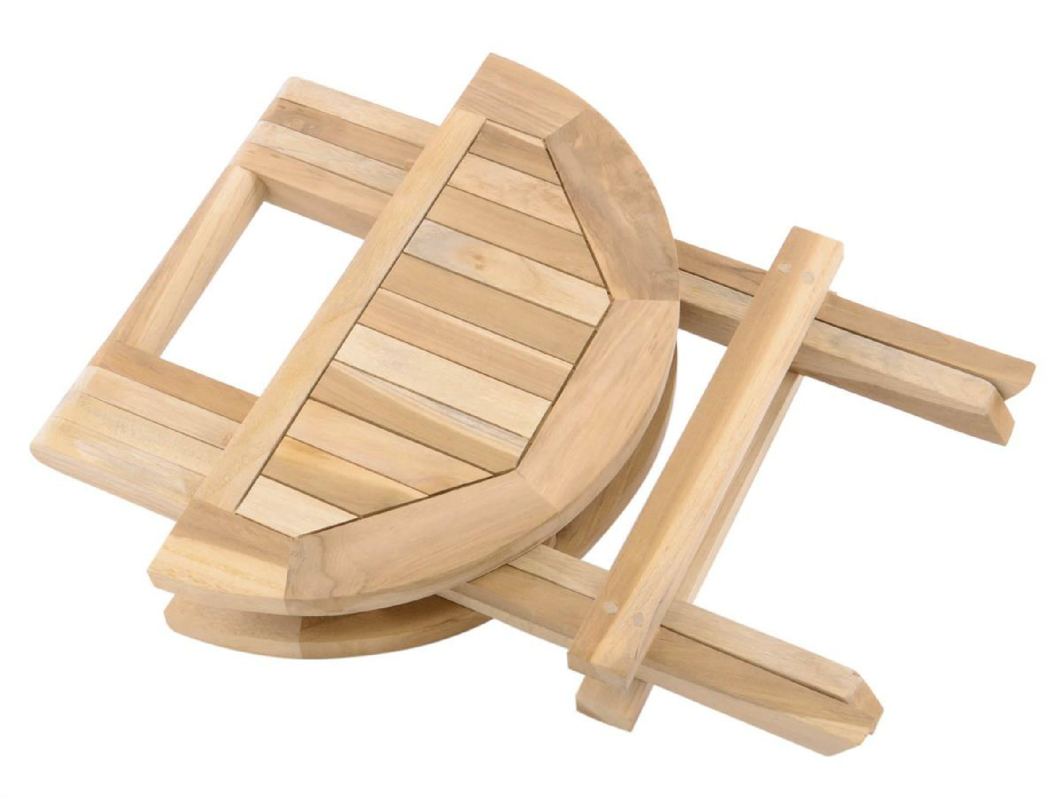 VCM Gartentisch »Beistelltisch Blumen Hocker Tisch Teakholz«