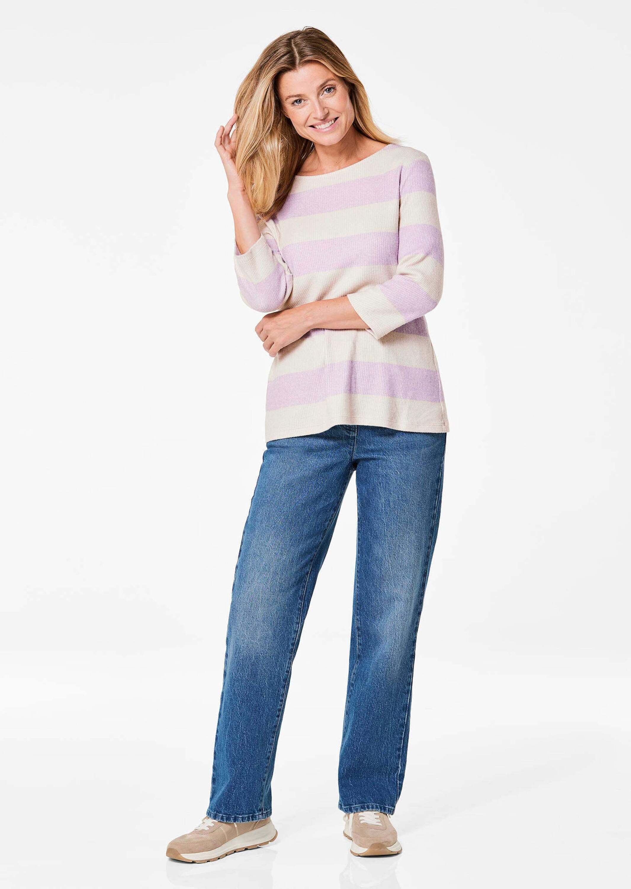 GOLDNER Langarmshirt »Kurzgröße Shirt«