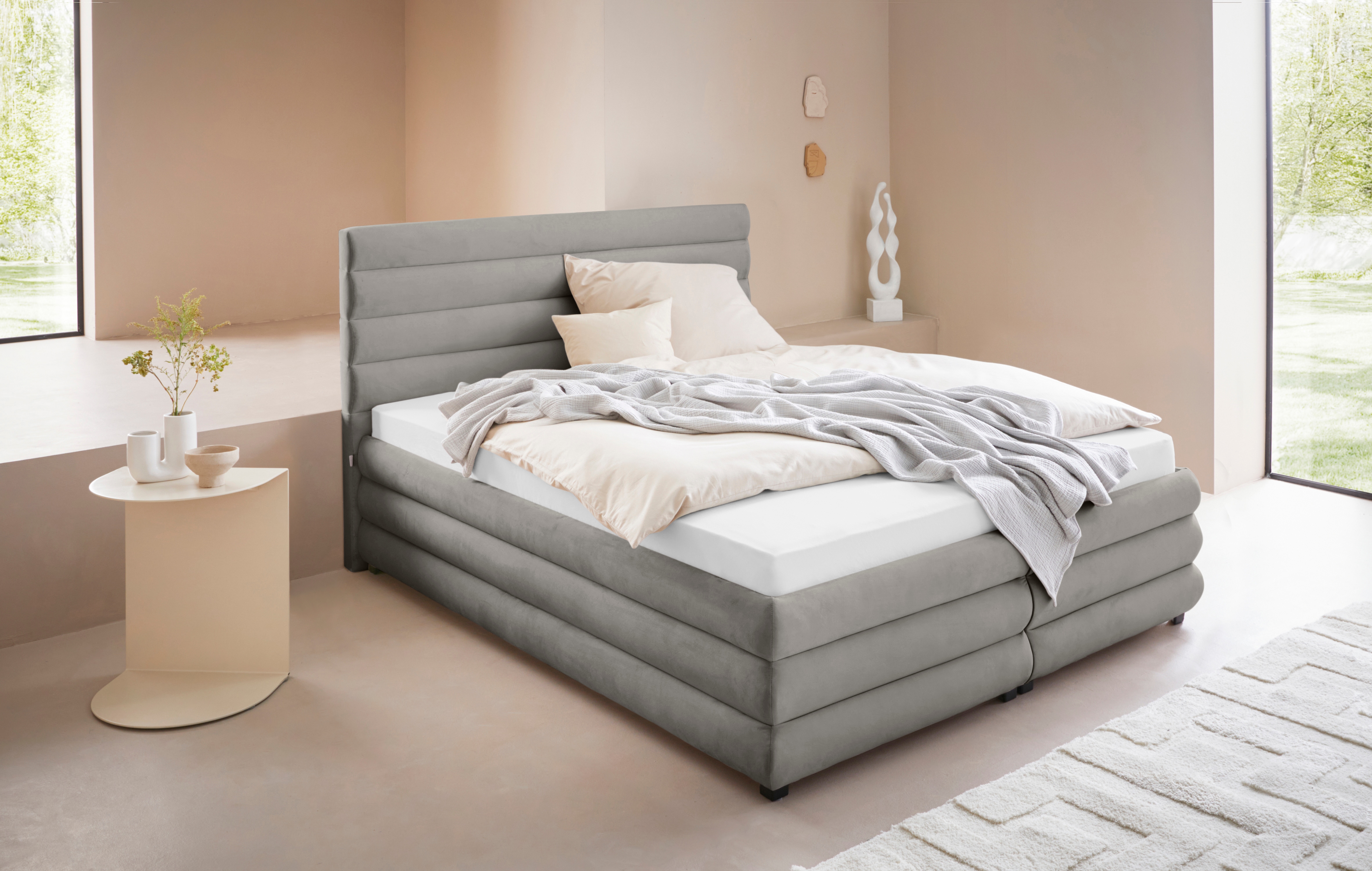 LeGer Home by Lena Gercke Polsterbett "Maylis" wahlweise mit und ohne Matratze und Lattenrost, auch in 200cm Breite