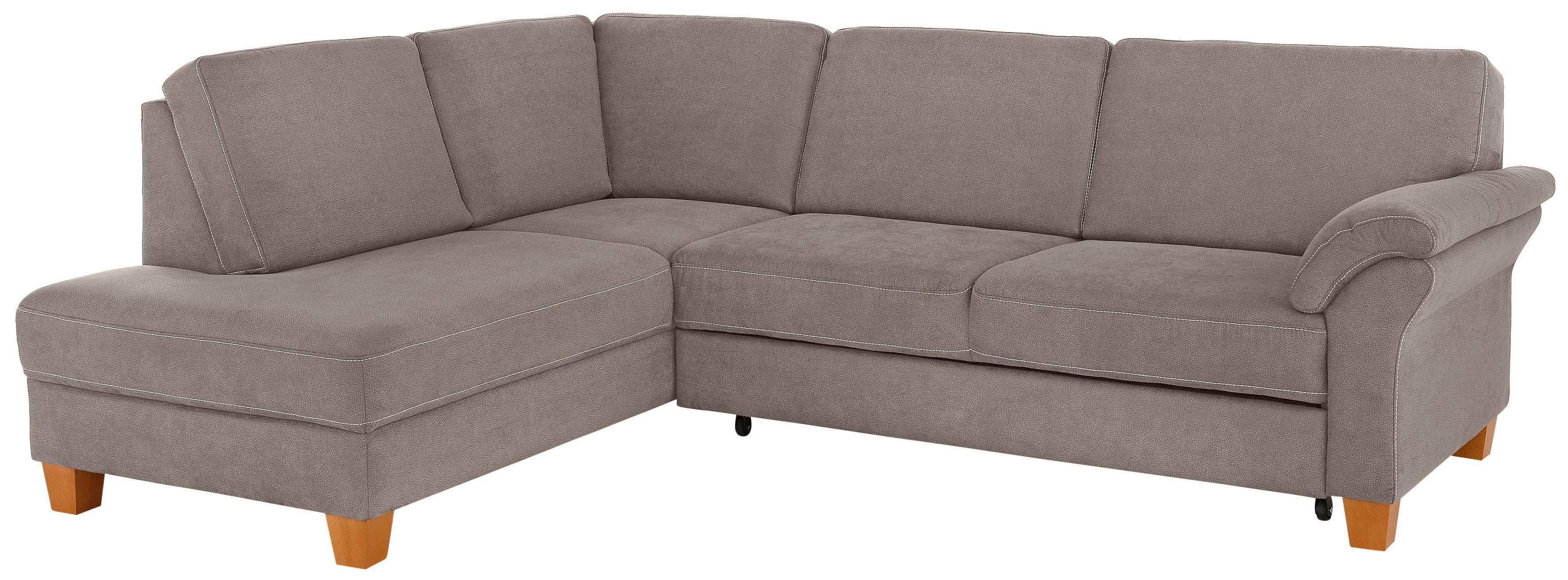 OTTO home Ecksofa "Borkum L-Form, B: 249 cm - OTTO. Verlässliche Qualität." mit Schlaffunktion, Eckcouch mit Federkern