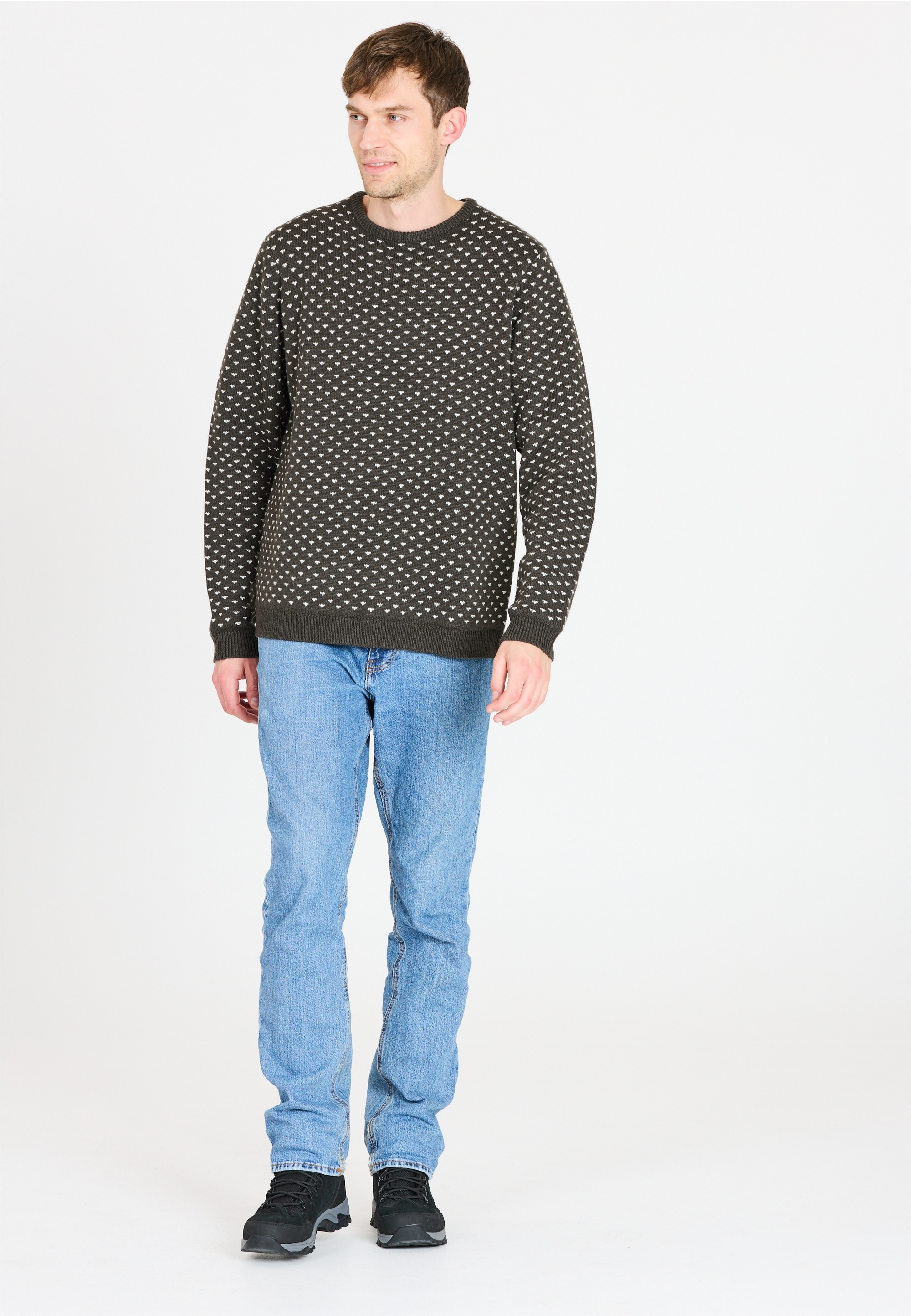 WHISTLER Strickpullover »Borge«, mit atmungsaktiver Eigenschaft