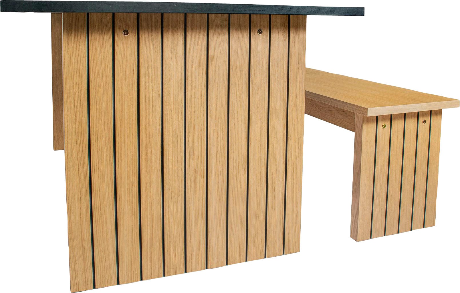 Woodman Esstisch »Stripe«, Holzfurnier aus Eiche