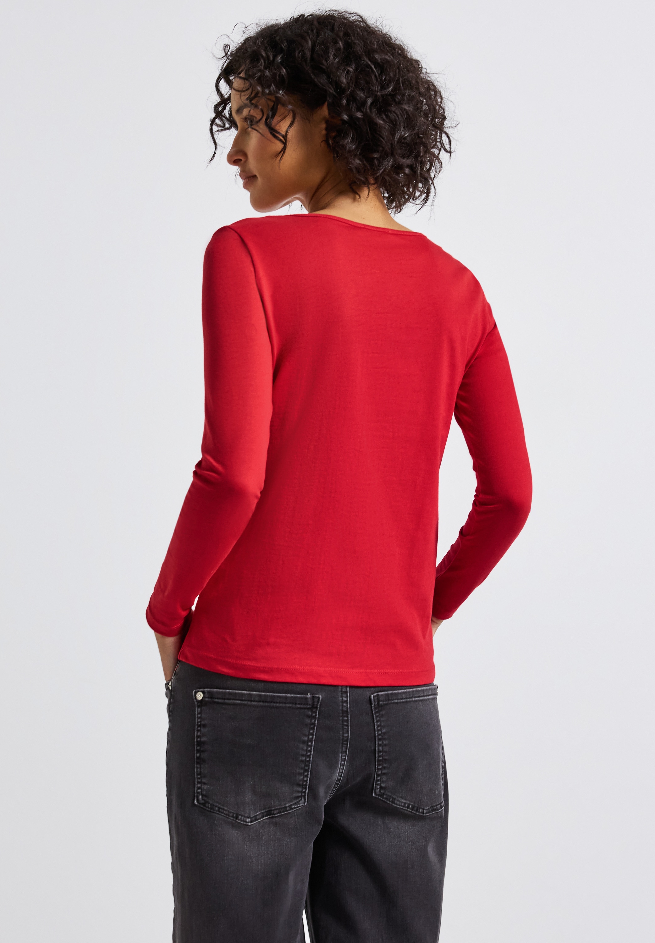 STREET ONE Langarmshirt, Basic