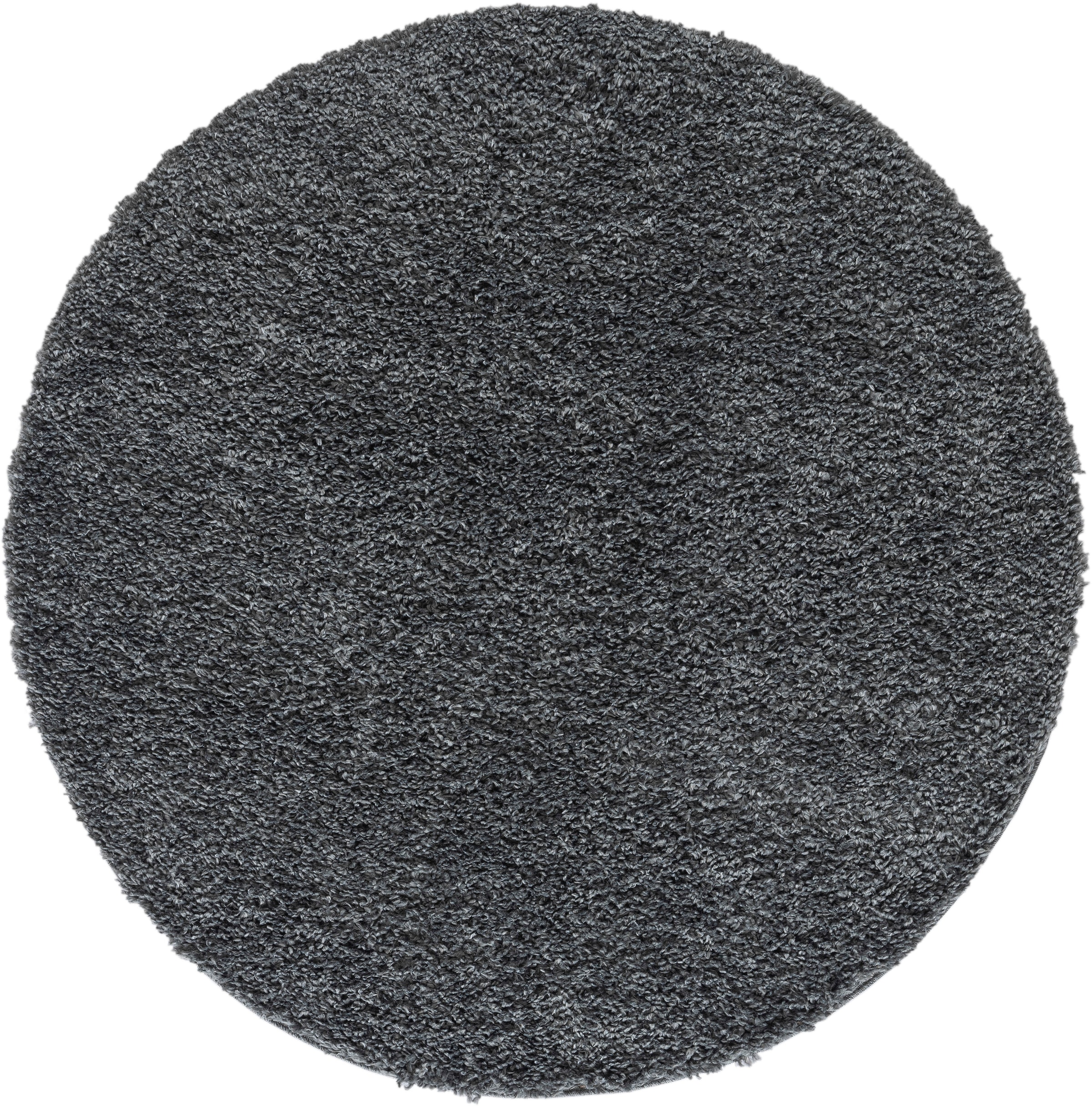 Myflair Möbel & Accessoires Hochflor-Teppich »My Shaggy«, rund, 37 mm Höhe, Shaggy, Uni Farben, leicht glänzend, Microfaser, extra flauschig